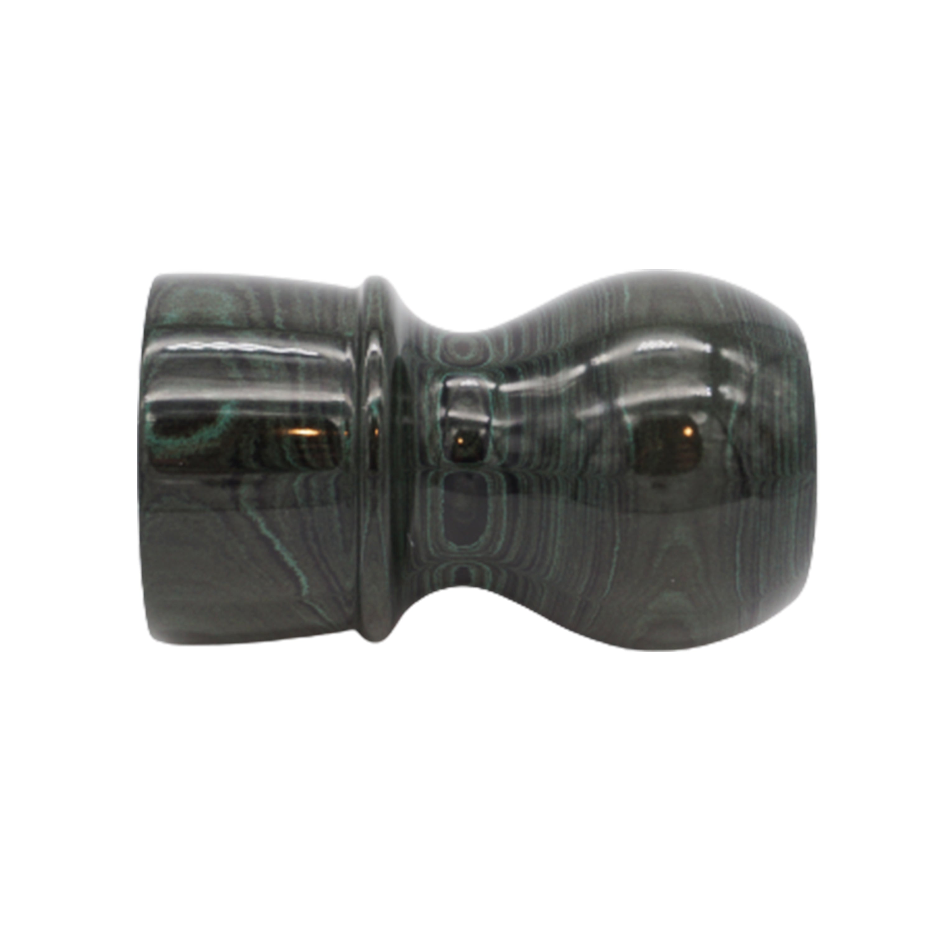 Premium Jaguar Ebonite Handcrafted Shaving Brush Handle - Fits 24mm & 26mm Knots - Perfect for Wet Shaving & Luxury Grooming Gifts