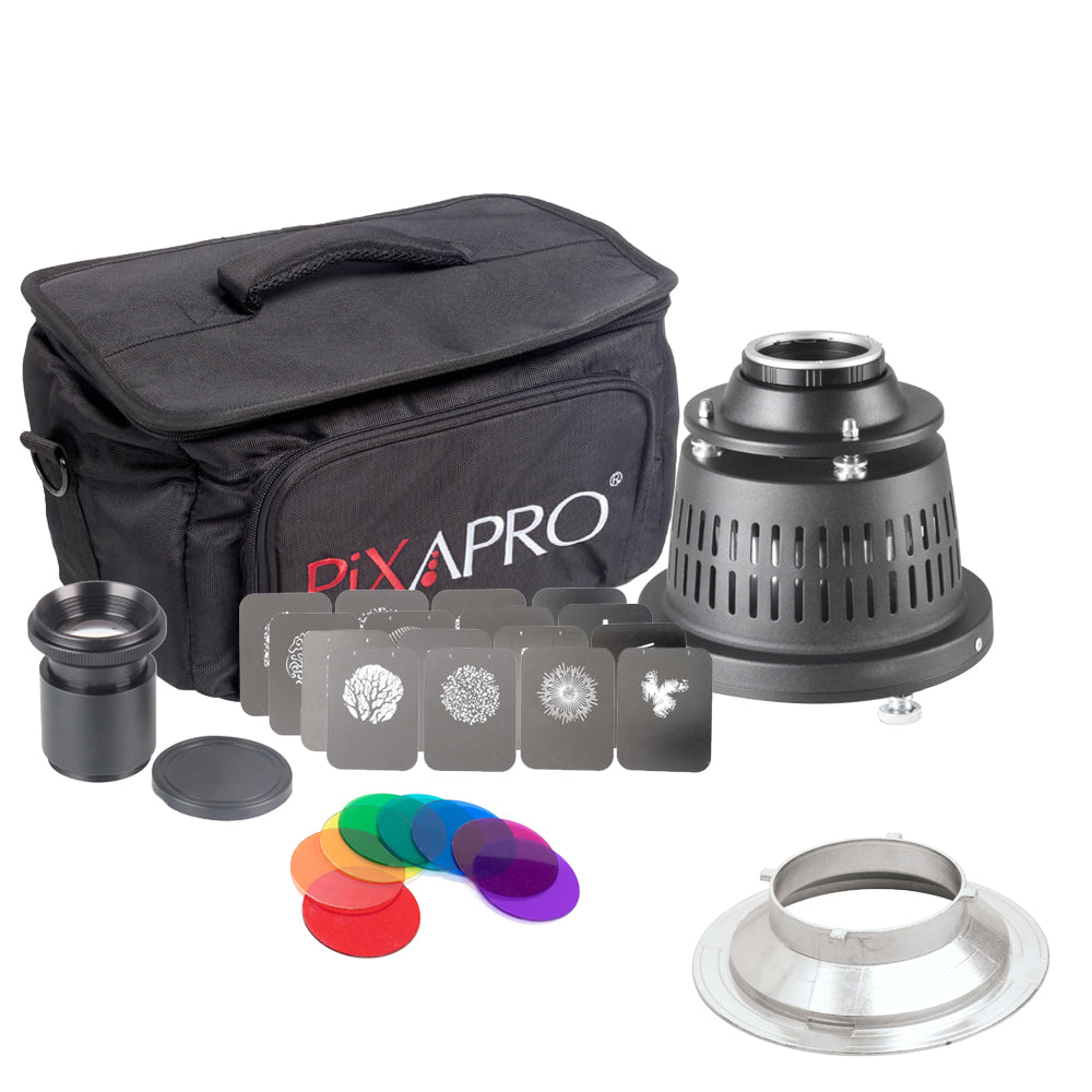 EF Mount Optical Snoot Spotlight Projector II Complete Kit for Photography & Videography - Perfect for Studio Portraits, Product Shoots, and Creative Lighting Effects