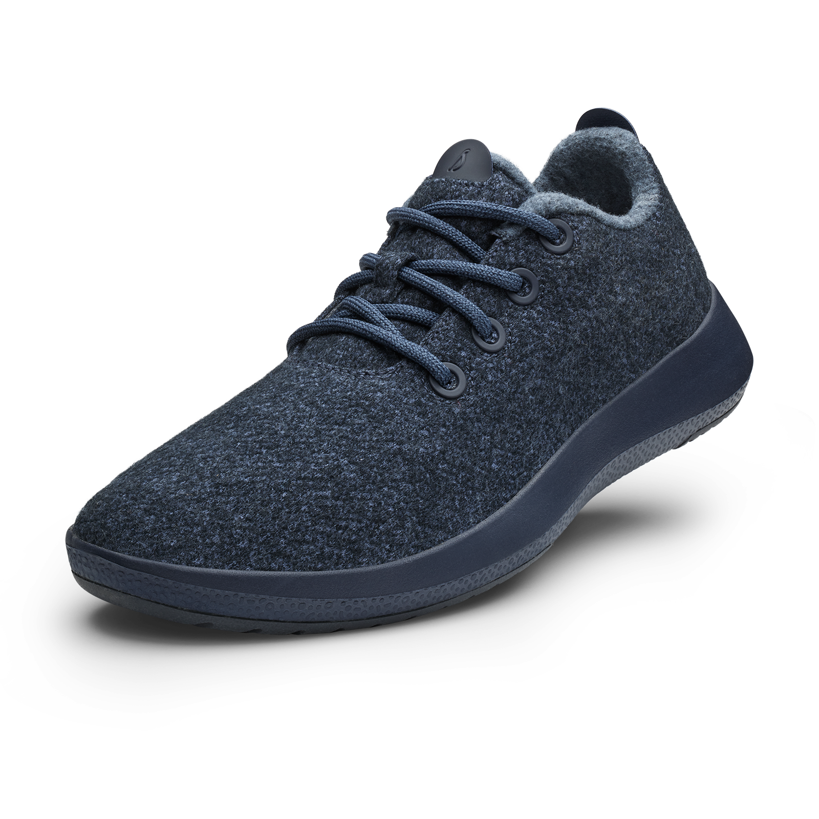 Women's Wool Runner Mizzle Shoes - Water-Resistant Sneakers in Savanna Night with Navy Sole | Perfect for Running, Travel & Everyday Comfort