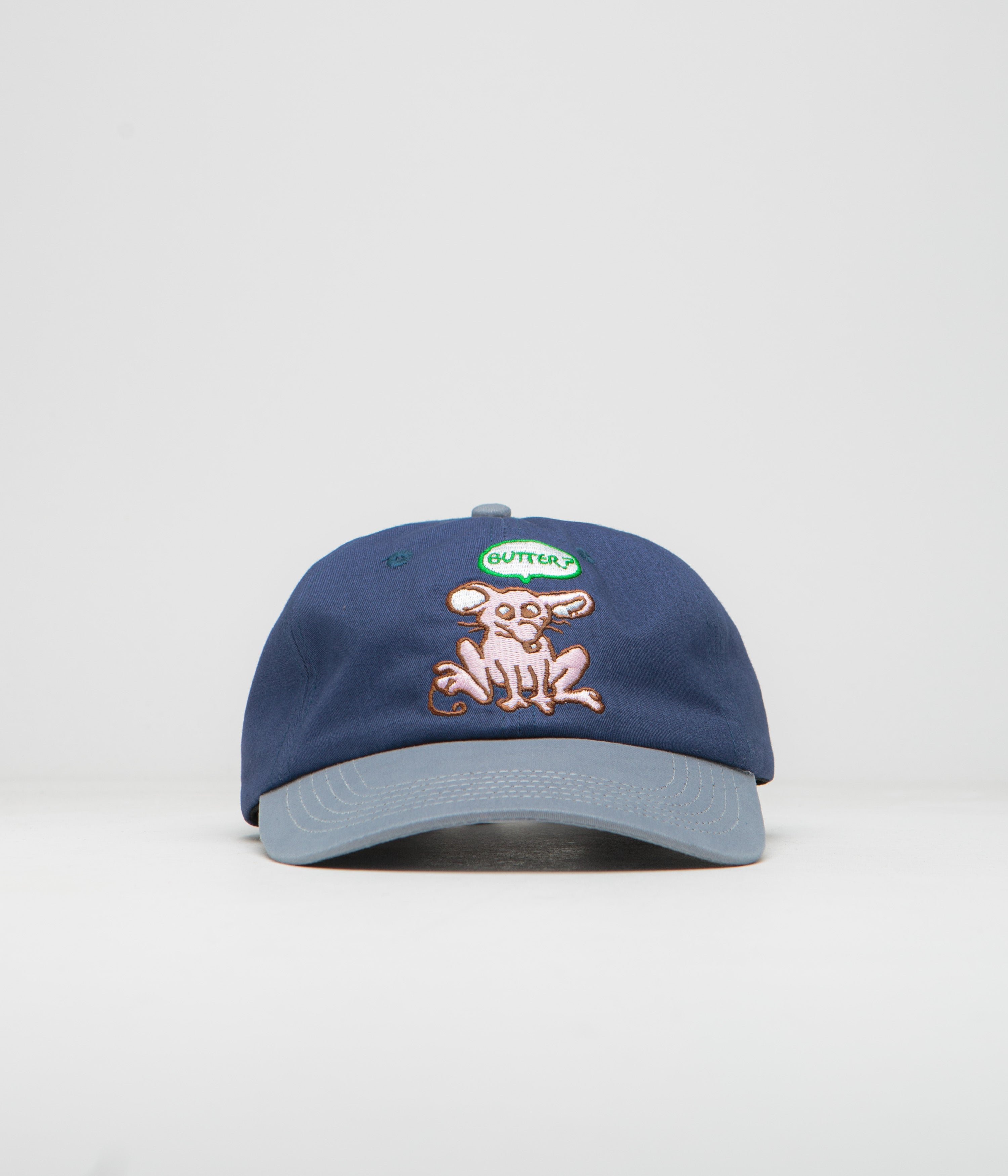 Butter Goods Rodent Cap - Navy & Washed Slate Snapback Hat for Men & Women | Streetwear Fashion, Skate Style, Urban Outfit Accessory