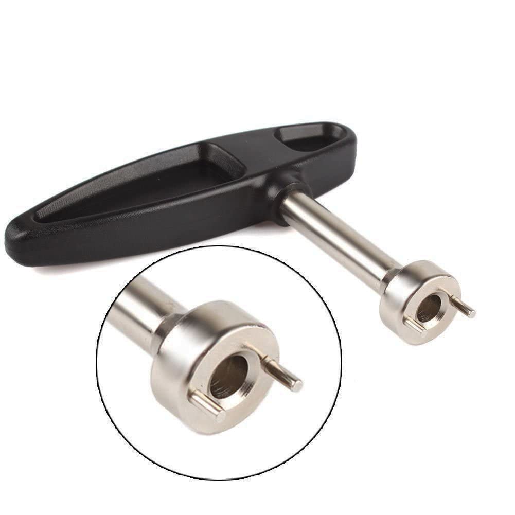 Stainless Steel Golf Shoes Spike Wrench Tool - Cleat Key for Easy Adjustment & Removal - Perfect Replacement Aid for Golfers (Ideal for Club Maintenance & Course Repairs)