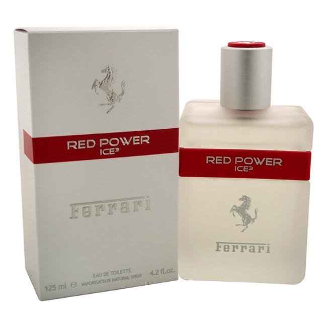 Ferrari Red Power Ice 3 Cologne for Men - Long Lasting Fresh Scent - Perfect for Date Night & Special Occasions