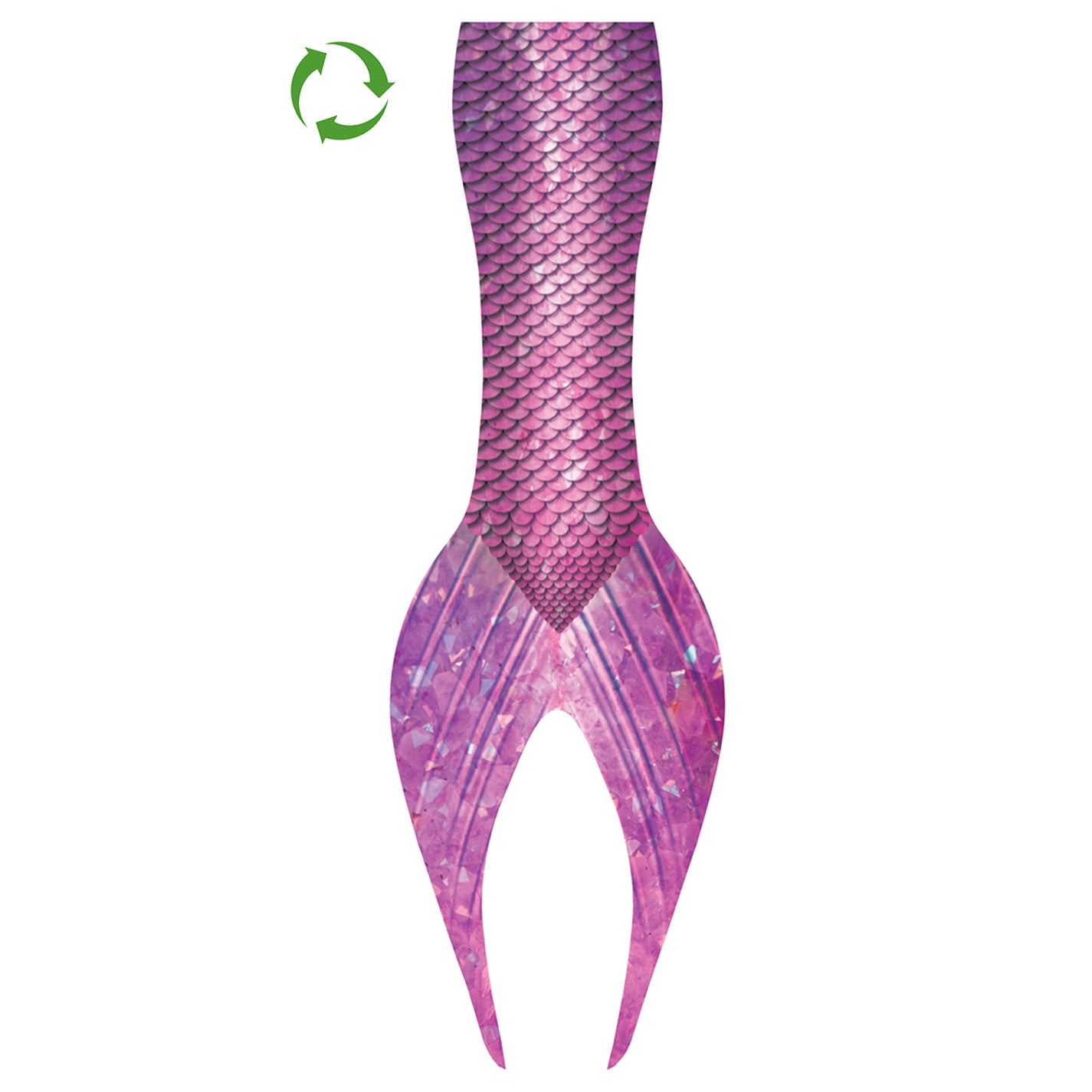 Eco-Friendly Mermaid Tail for Kids - Pink Gem Design - Perfect for Swimming, Dress-Up & Underwater Photography - In Stock Now