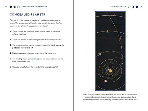 The Astronomy Puzzle Book - Fun & Educational Space-Themed Brain Teasers for Kids & Adults | Perfect for Learning, Gifts & Family Game Nights