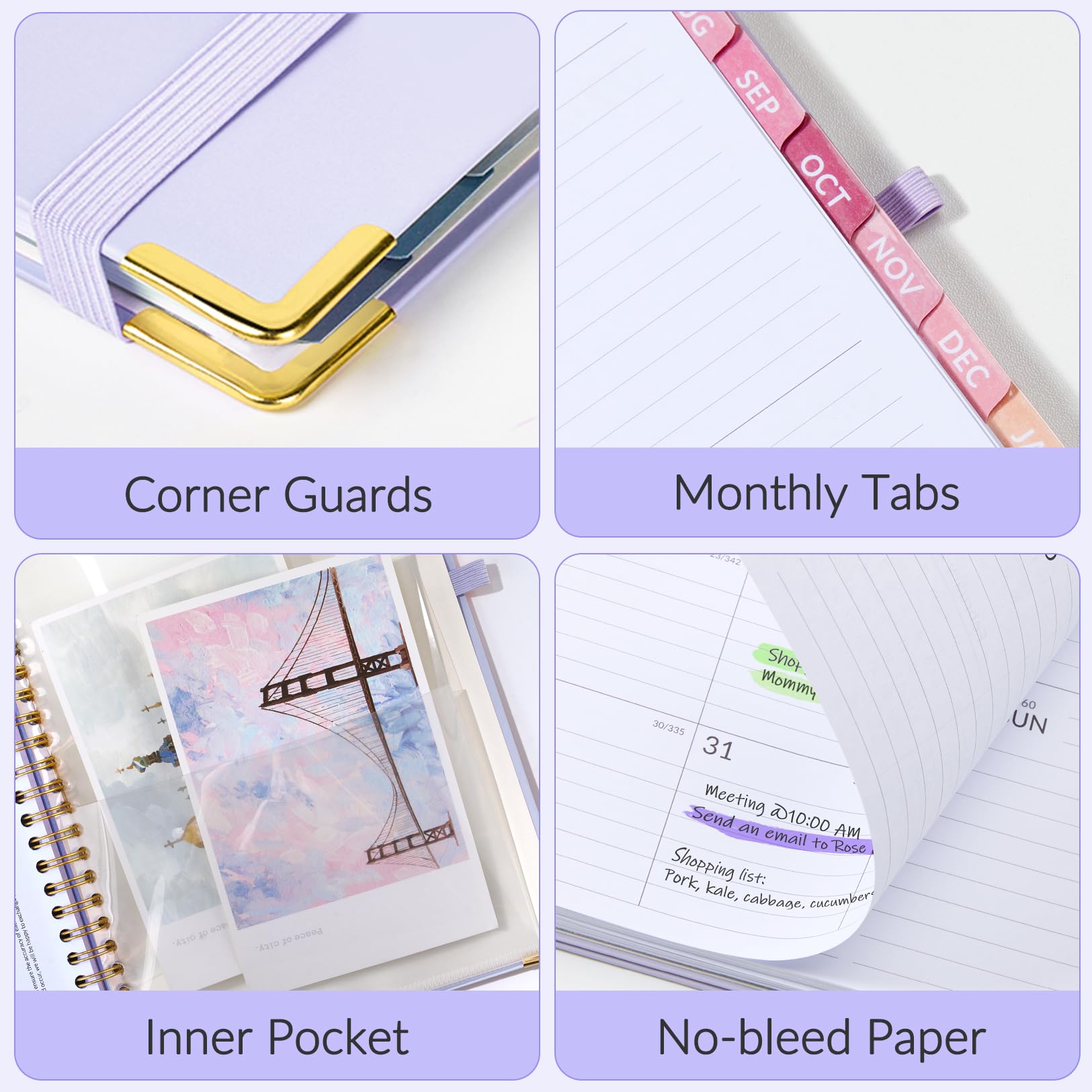 Forvencer 2025-2026 Academic Planner (July 2025 - December 2026) | 18-Month Daily Weekly & Monthly Organizer | 6