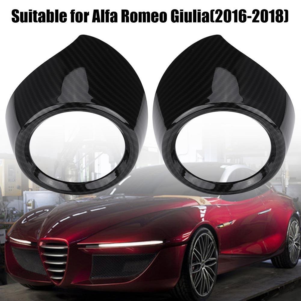 Aramox Air Vent Cover Trim for Alfa Romeo Giulia - Front Row Side AC Outlet Frame, Car Interior Accessories | Perfect for Customization & Protection