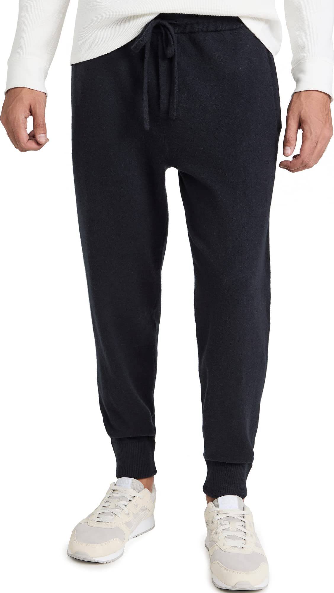 Vince Men's Cashmere Joggers - Soft Luxury Sweatpants for Men | Comfortable Lounge Pants for Home, Travel & Casual Wear