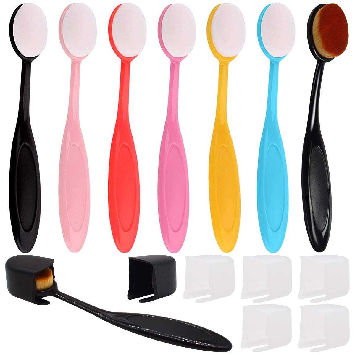 Yueser 8-Piece Ink Blending Brush Set - Professional Blender Brushes for Paper Crafting, Card Making & Makeup Application - Soft Bristle Tools for Alcohol Inks, Watercolors & Acrylic Paints - Perfect for DIY Projects, Scrapbooking & Artist Creations
