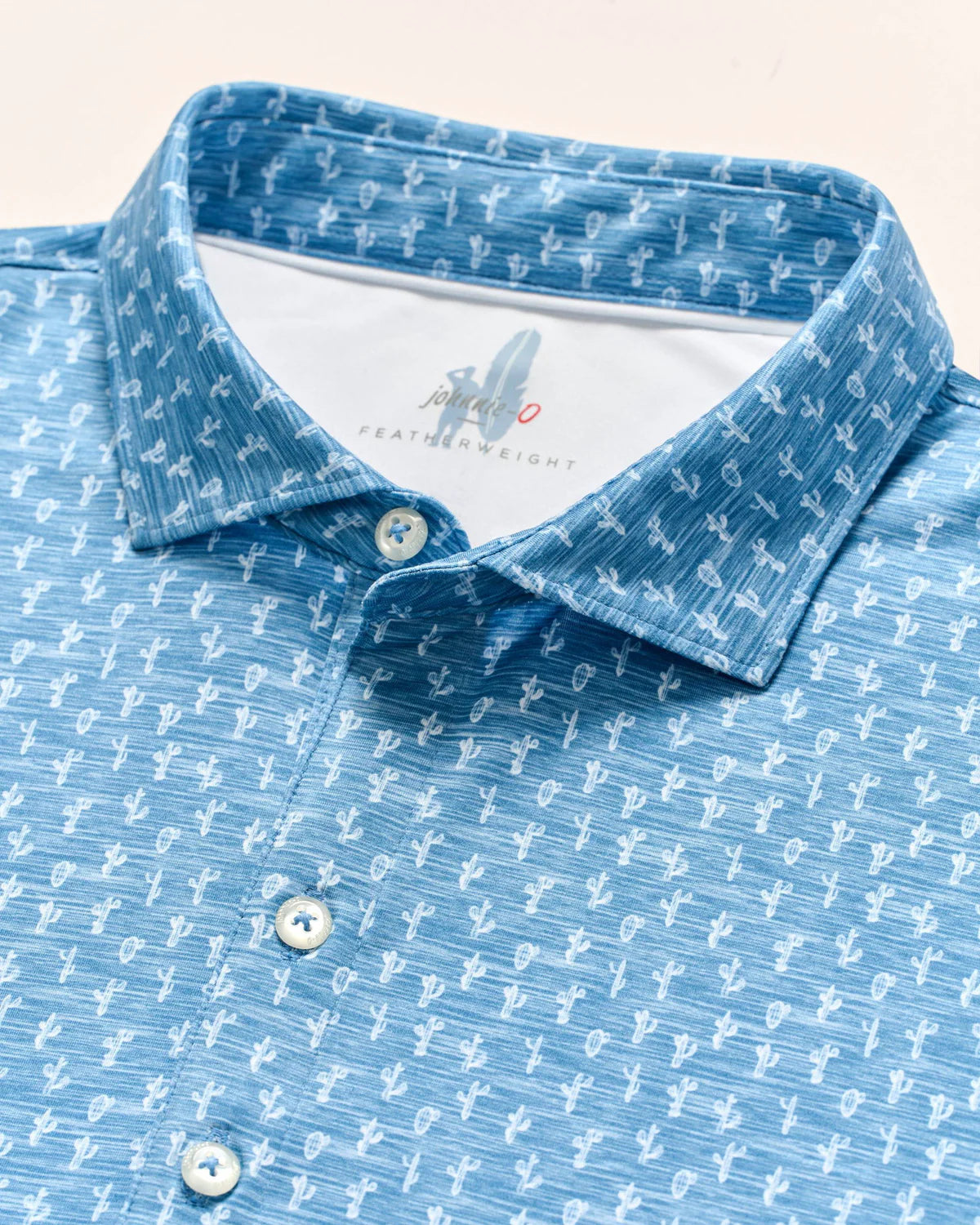 Johnnie-O SS Print Knit Mojave - Stylish Men's Short Sleeve Shirt for Casual Wear, Golf & Summer Outfits
