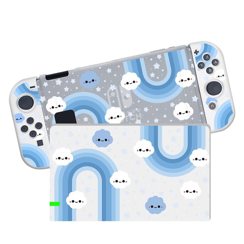 Stylish Cute Clouds Protective Case for Nintendo Switch - Durable Cover for Gaming, Travel & Everyday Use