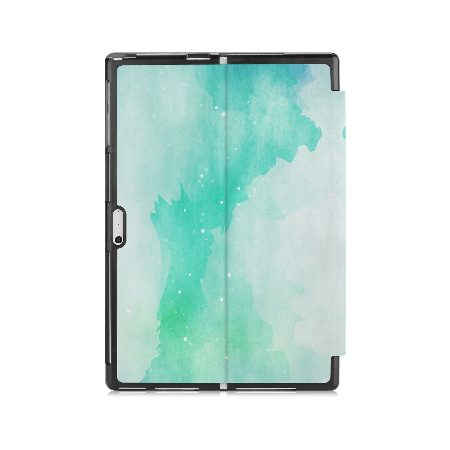 Microsoft Surface Case - Abstract Watercolor Splash Design Protective Cover for Surface Pro 7/8/X, Lightweight & Durable for Work, School & Travel