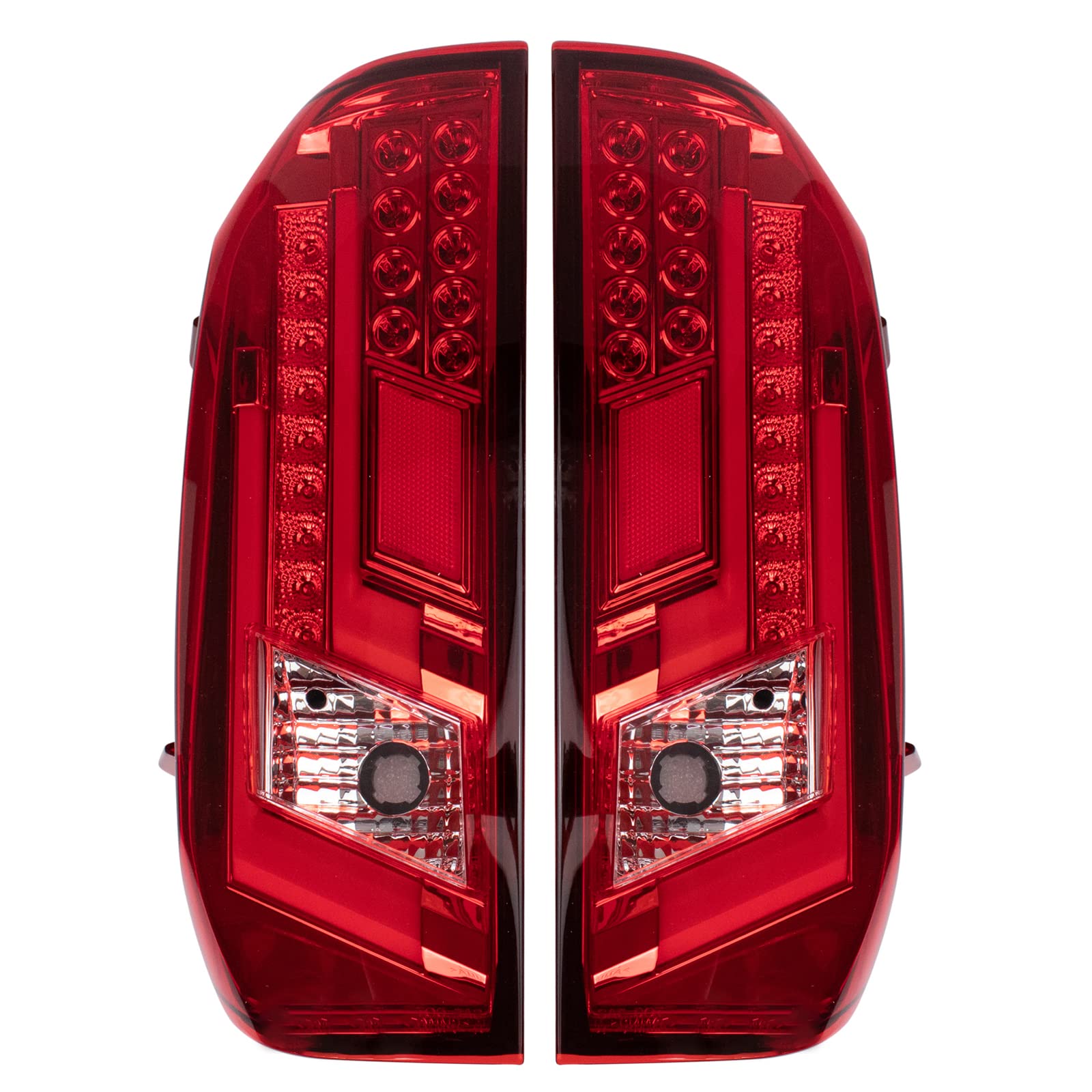 2014-2018 Toyota Tundra Rear Tail Lights Set - TO2800193 TO2801193 Replacement Parts - Perfect for Night Driving & Enhanced Vehicle Safety