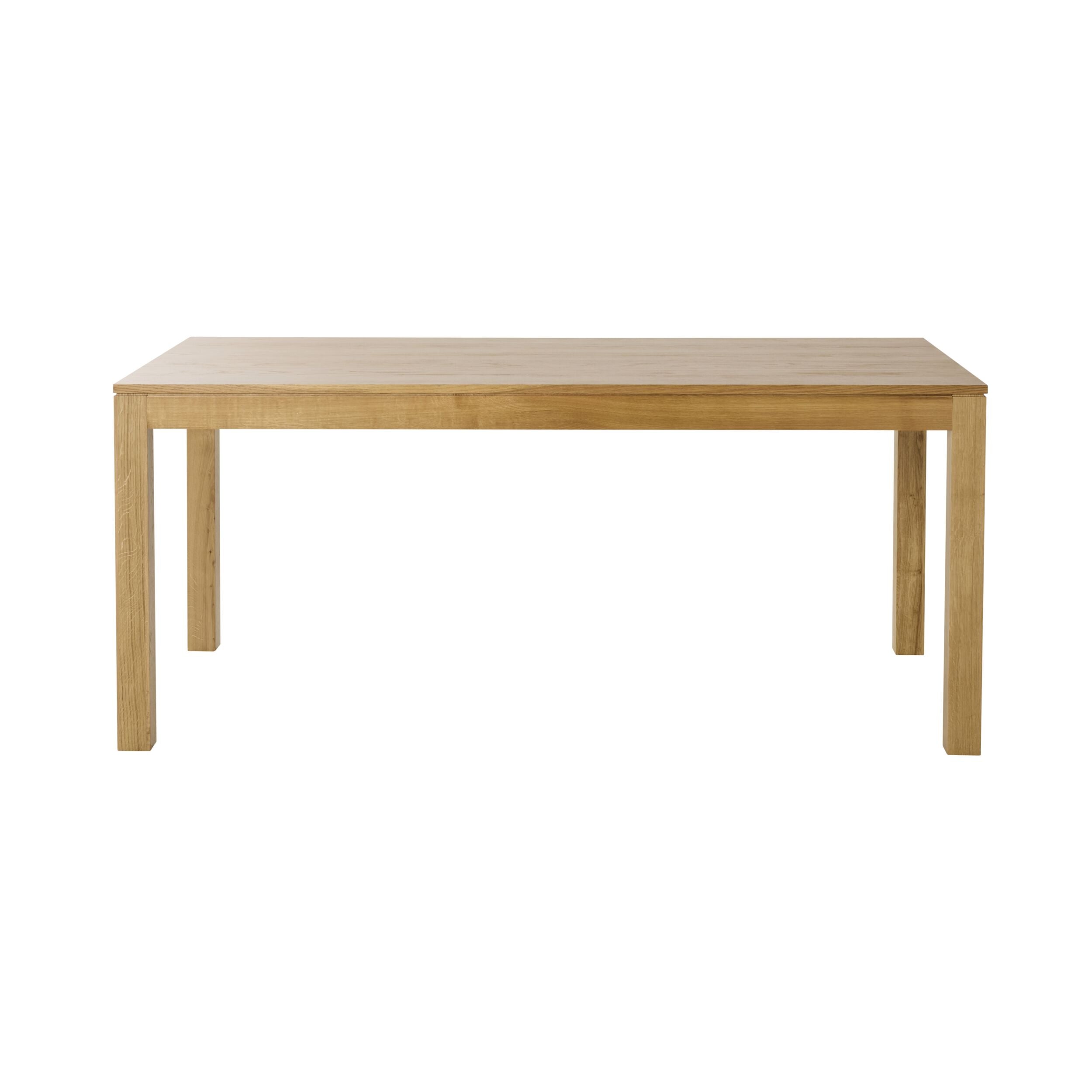 Avalon 180cm Light Oak Dining Table - Modern Scandinavian Style Wooden Table for Kitchen, Dining Room & Small Spaces