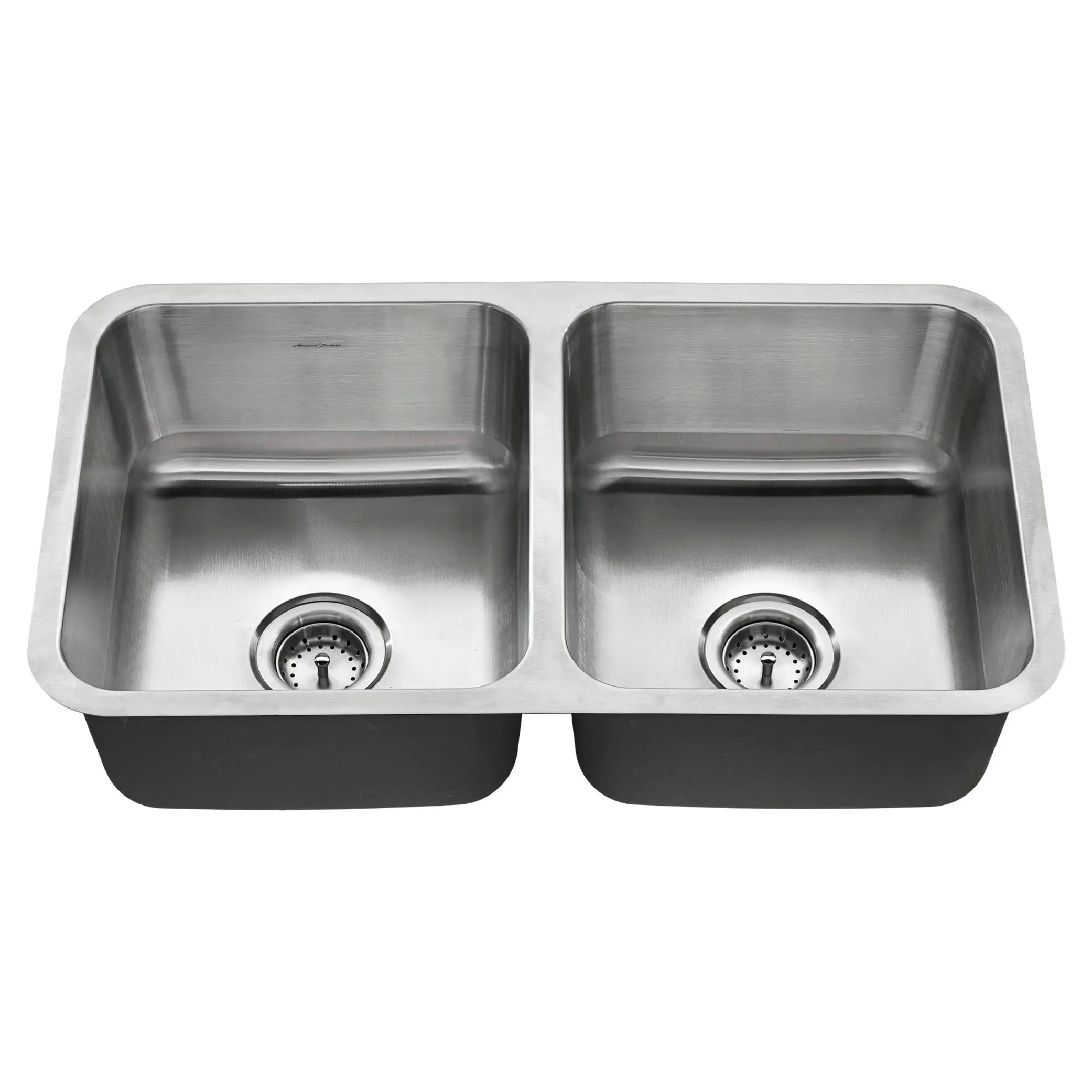 Danville® 32 x 18 Inch Stainless Steel Double Bowl Undermount Kitchen Sink - Durable & Rust-Resistant for Residential Use, Perfect for Meal Prep, Dishwashing & Modern Home Renovations