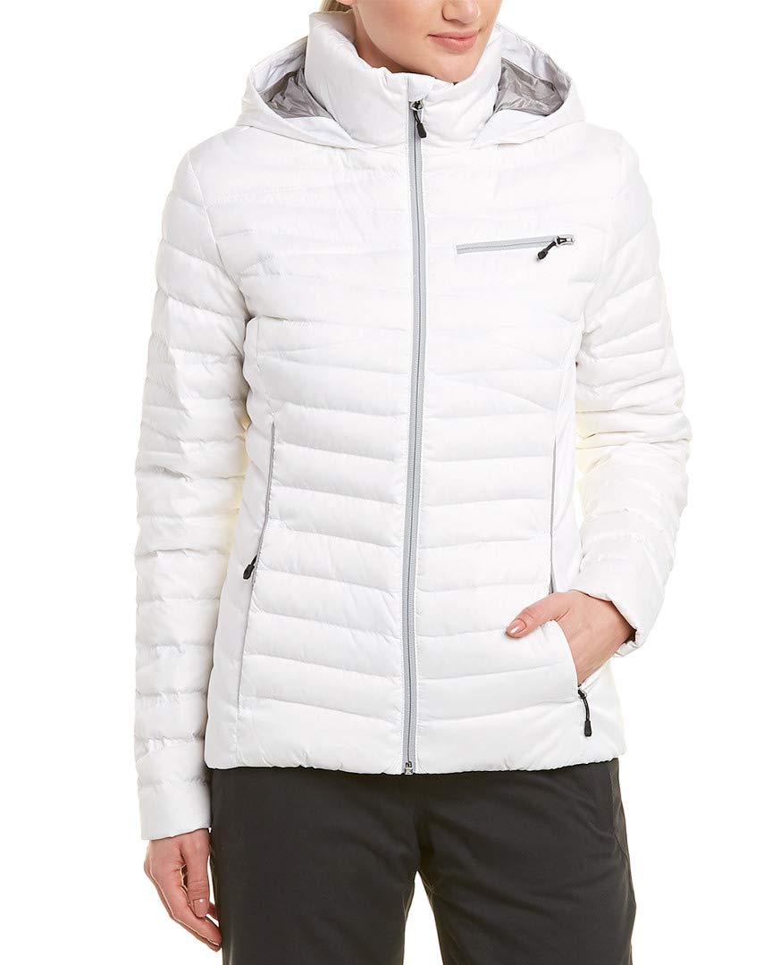 Spyder Women's Timeless Hooded Down Jacket - Lightweight Warm Winter Coat for Skiing, Hiking & Outdoor Activities