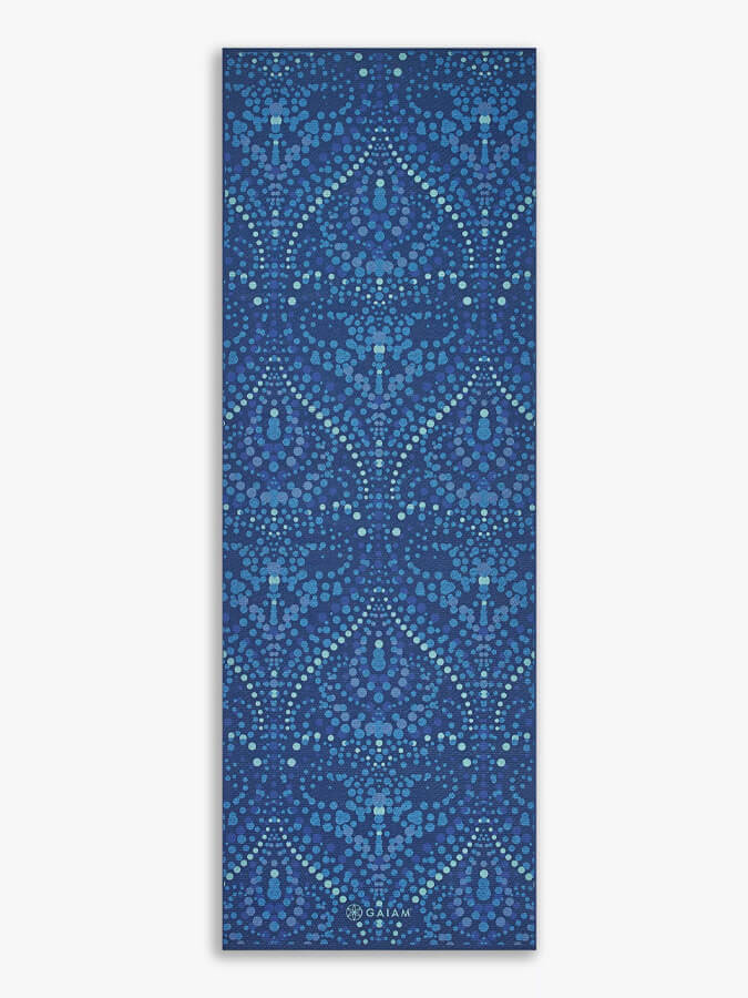 Gaiam Reversible Mystic Sky Yoga Mat 6mm - Non-Slip Eco-Friendly Exercise Mat for Yoga, Pilates & Home Workouts - Perfect for Studios, Gyms & Outdoor Use