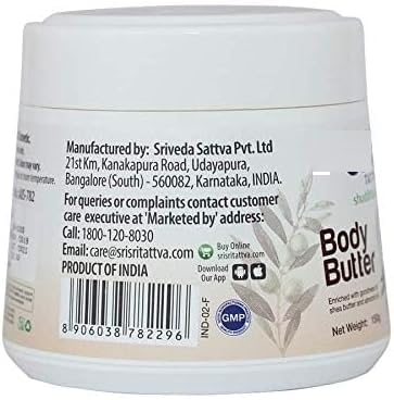 Organic Body Butter for Dry Skin - 150G Moisturizing Cream with Shea & Cocoa Butter - Perfect for Daily Hydration, Massage & After-Sun Care