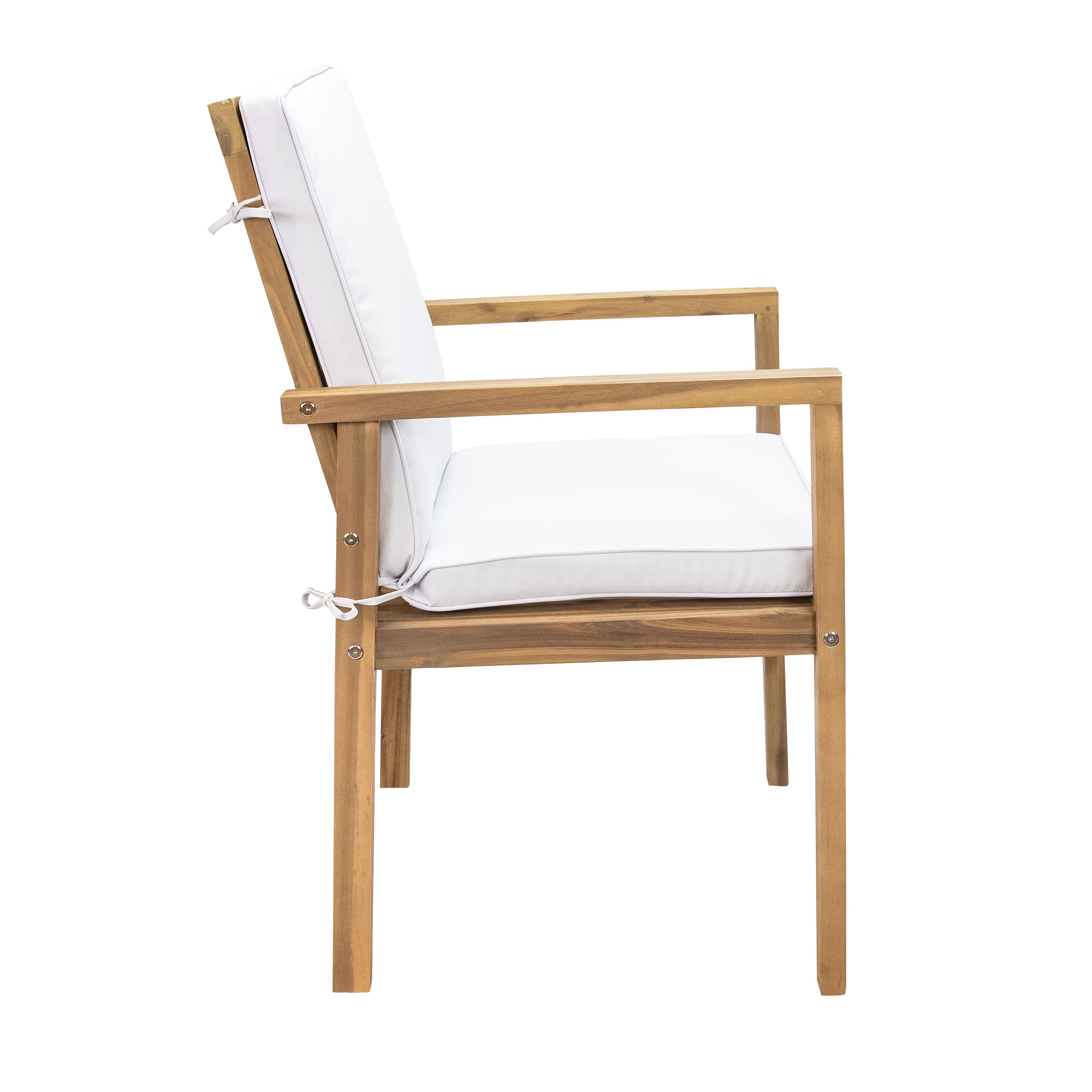 Sunnydaze Rodanthe 5-Piece Outdoor Dining Set with Weather-Resistant Chairs & Cushions - Perfect for Patio, Garden, Backyard & Poolside Entertaining