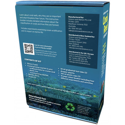 Coral Reef Science Kit for Kids - Educational STEM Toy for Ocean Exploration & Marine Biology Learning - Perfect for Classroom, Homeschool & Birthday Gifts