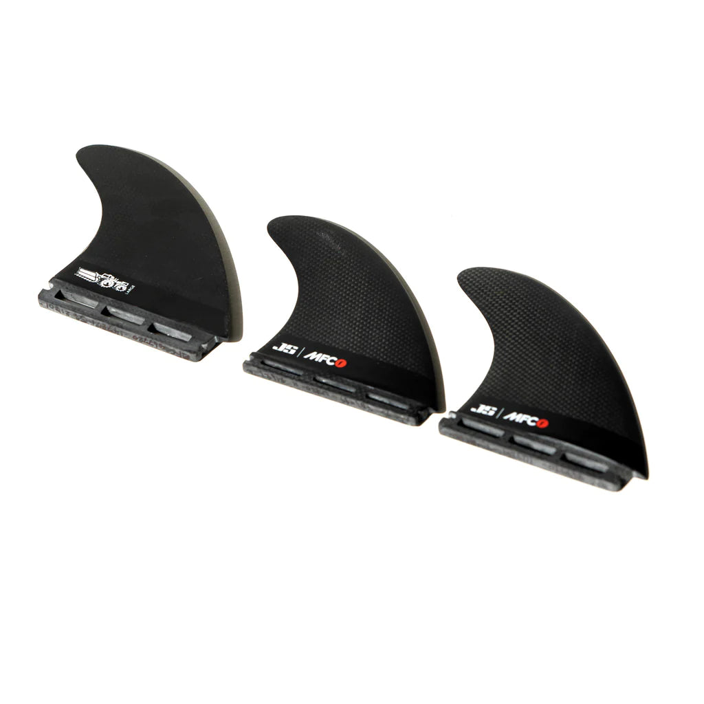 Futures Thruster MFC JS Thruster Carbon Surfboard Fin - High Performance for Shortboards & Performance Surfing - Perfect for Waves, Competitions & Advanced Surfers