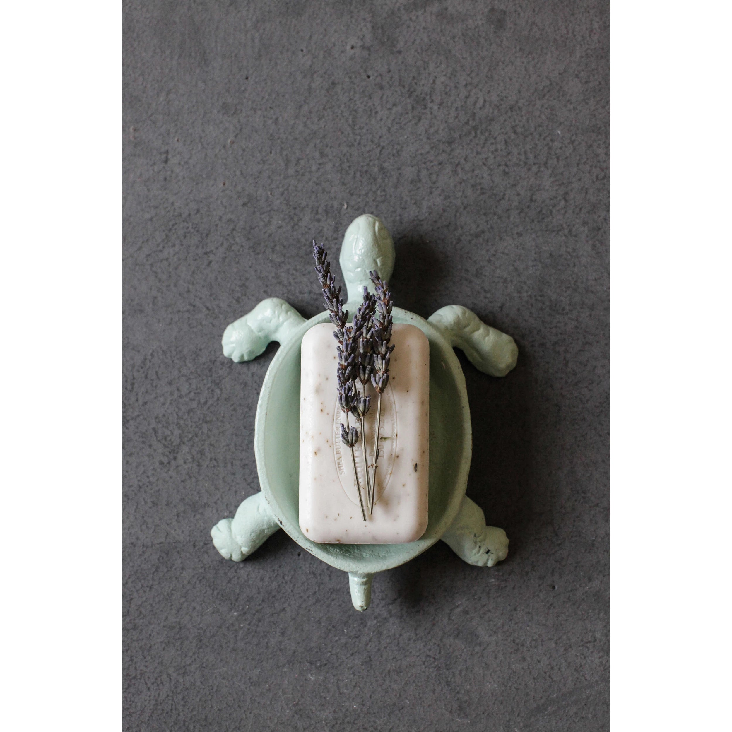Aqua Turtle Soap Dish - Cute Sea Turtle Shaped Soap Holder for Bathroom, Kitchen Sink - Perfect for Bath, Shower, Spa & Home Decor