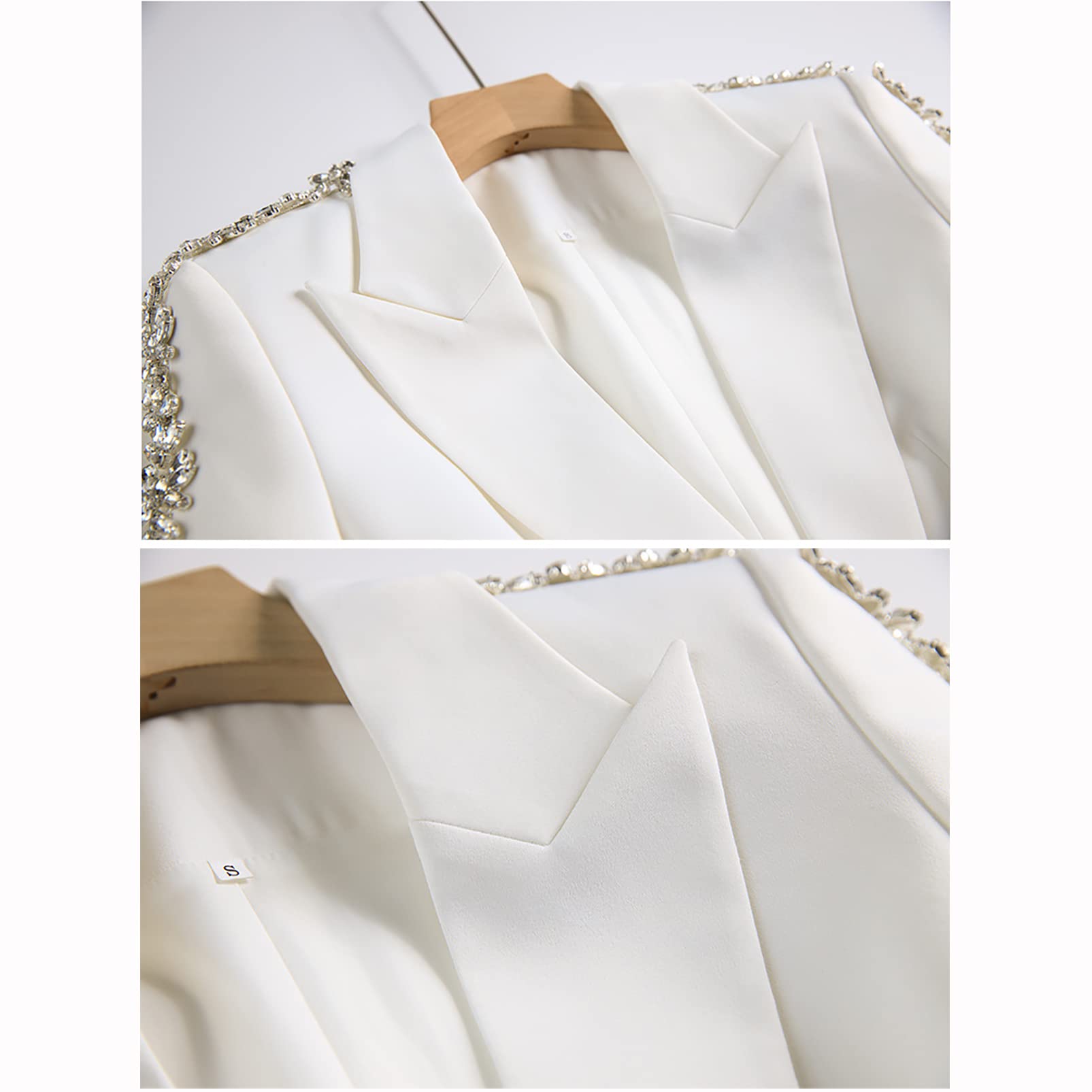Women's Formal Blazer Jacket & Pants Suit Set - Professional Business Attire, Office Work Wear, 2-Piece Party & Prom Outfit - Perfect for Job Interviews, Corporate Events & Special Occasions