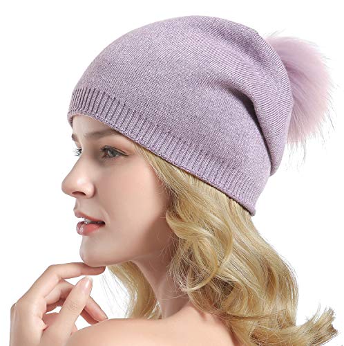 Luxury Cashmere Knit Wool Beanie for Men & Women - Soft Winter Warm Hat for Cold Weather - Perfect for Skiing, Hiking, and Outdoor Activities