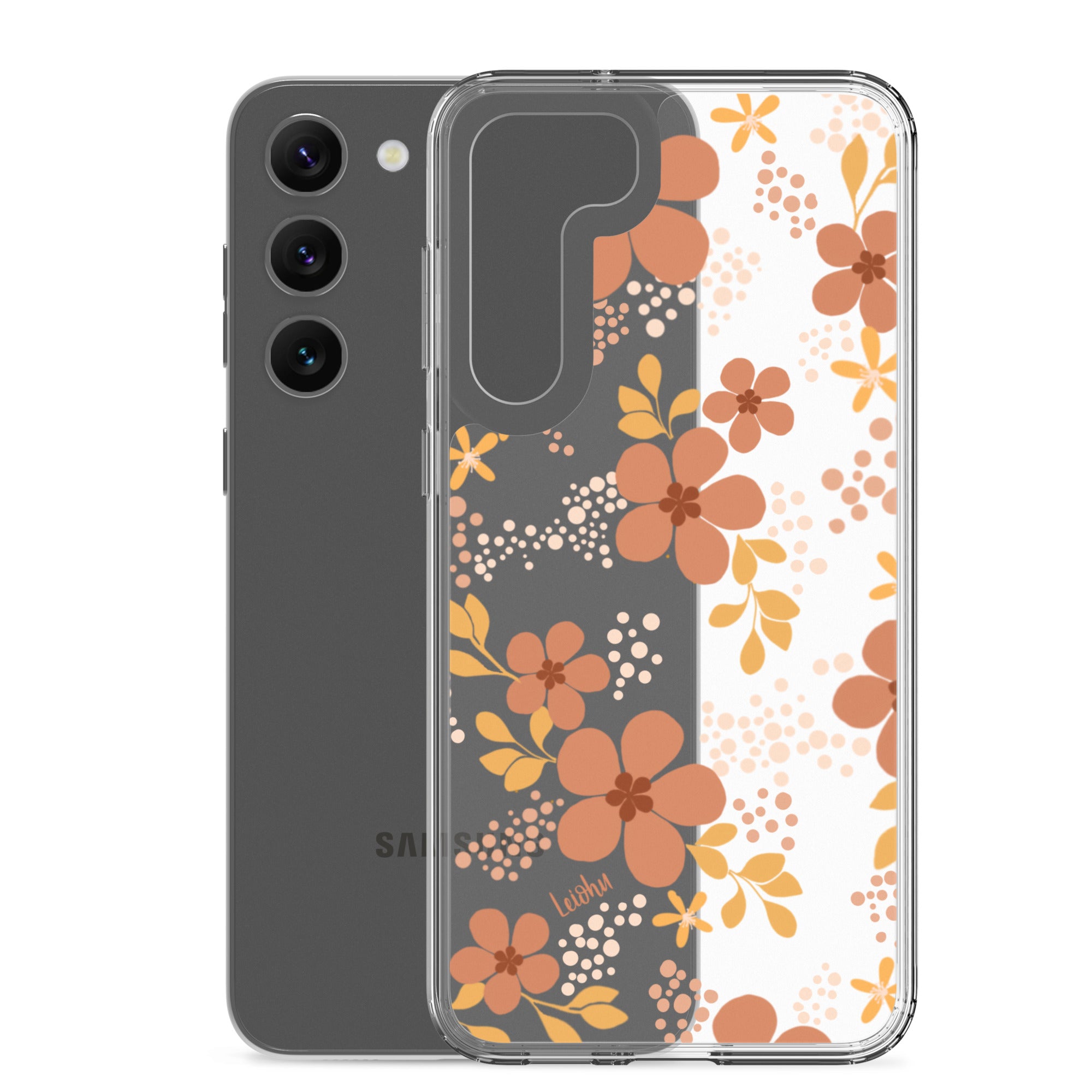 Groovy Pua Clear Protective Phone Case for Samsung Galaxy S21/S20/Note 20 - Slim & Scratch-Resistant Cover for Everyday Use, Work & Travel