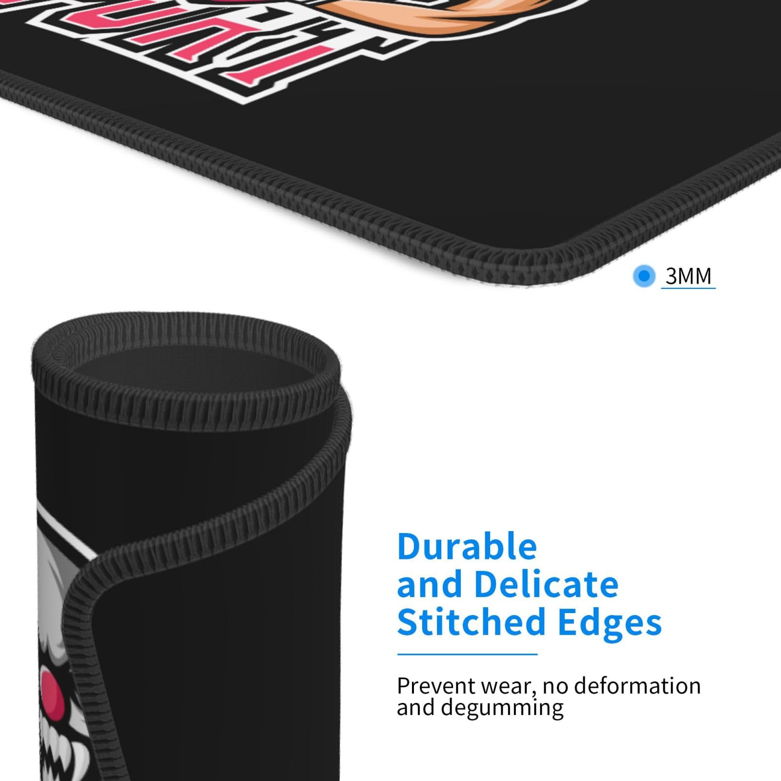 Non-Slip Soccer Logo Mouse Pad - 10x12 Inch Waterproof Gaming & Office Mouse Mat with Rubber Base - Perfect for PC, Laptop, Work & Home Computer Setup