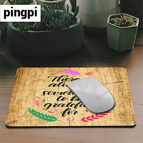Custom Gaming Mouse Pad with Inspirational Quote 