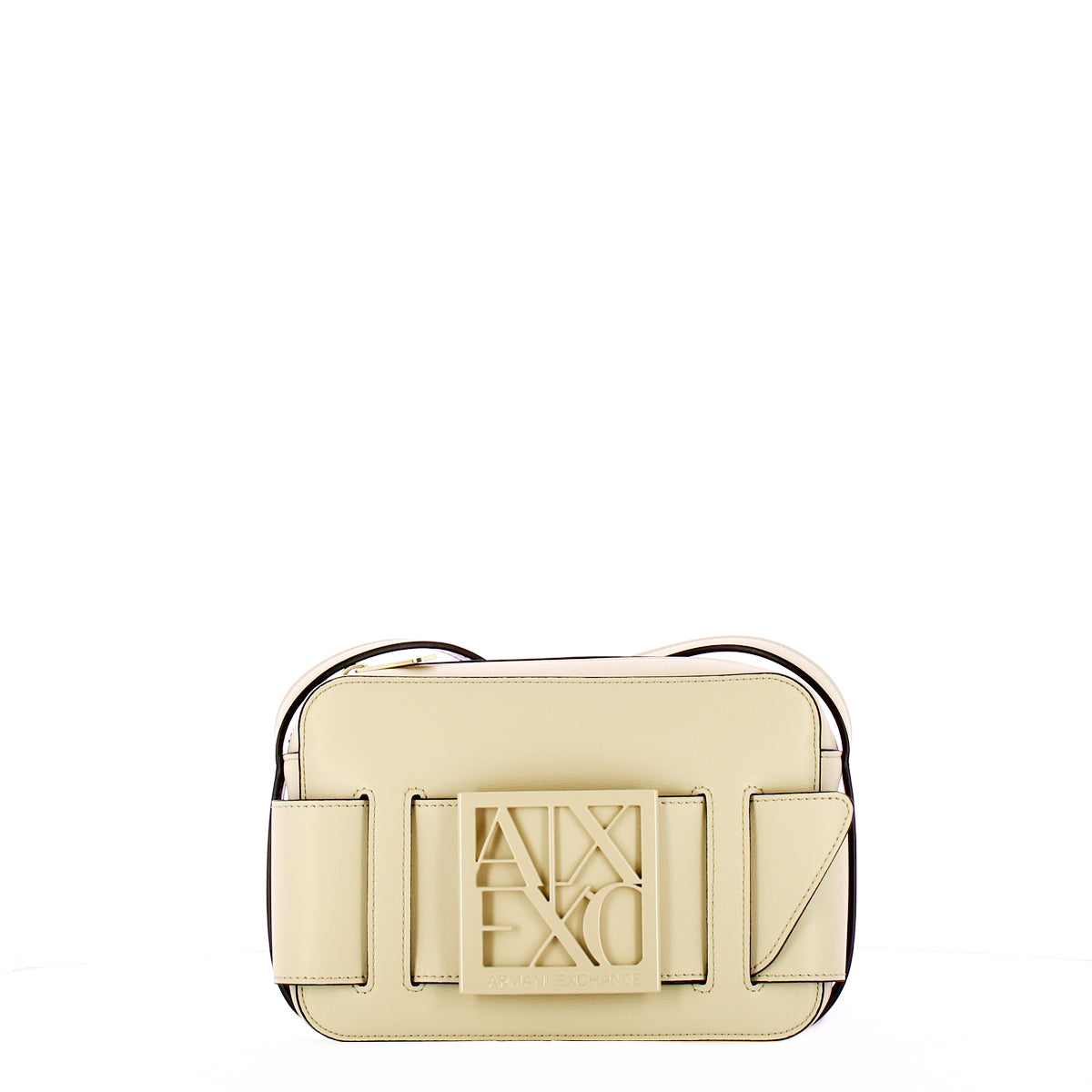 Armani Exchange Camera Bag with Buckle in Dusty Ground - Stylish and Durable Crossbody Bag for Travel, Photography & Everyday Use (Model: 9426990A874)