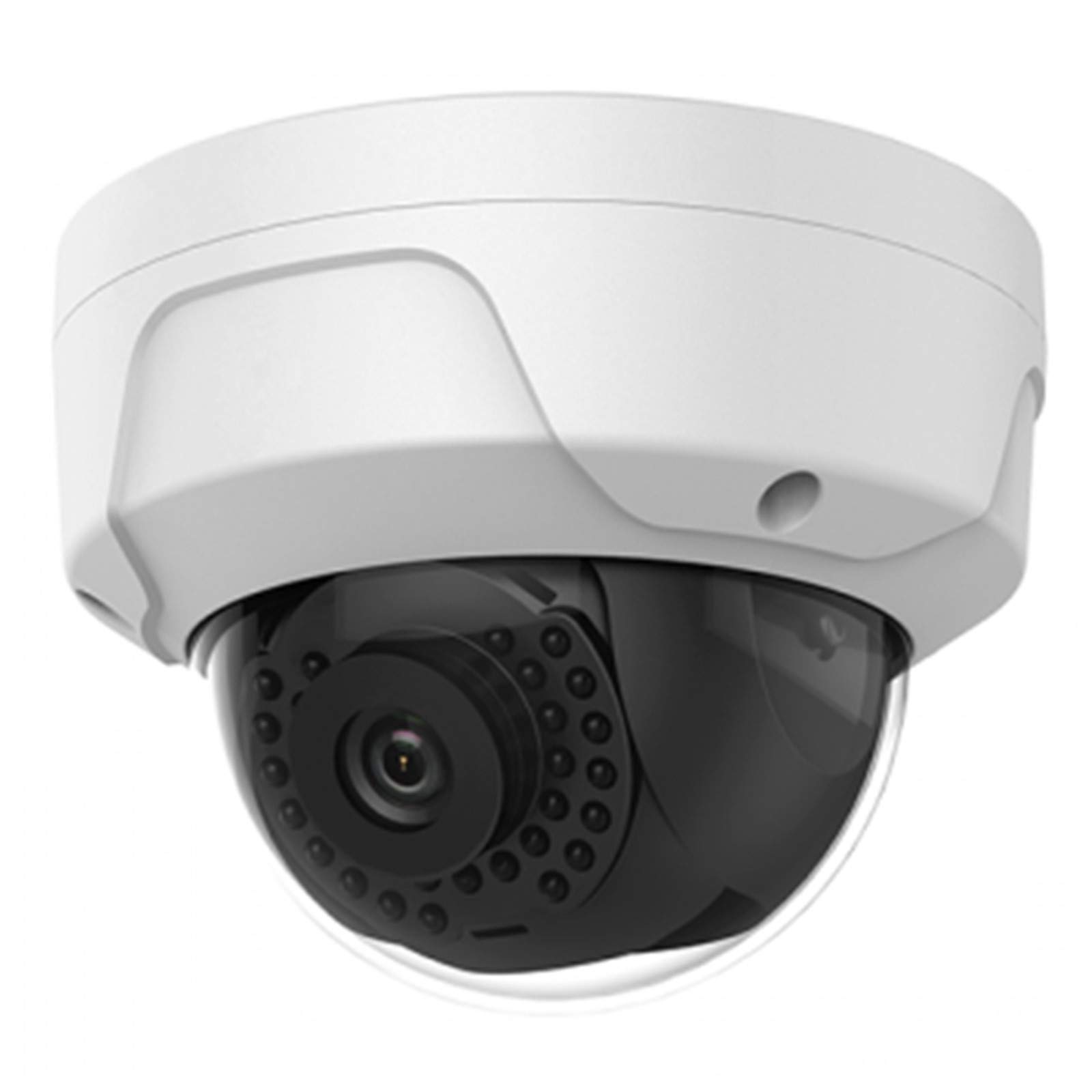 LINOVISION 4MP IP PoE Dome Security Camera - Outdoor Weatherproof WDR Night Vision with 100ft IR Range (White, 4MP 2.8mm Lens) - Ideal for Home Security, Business Surveillance & Property Monitoring