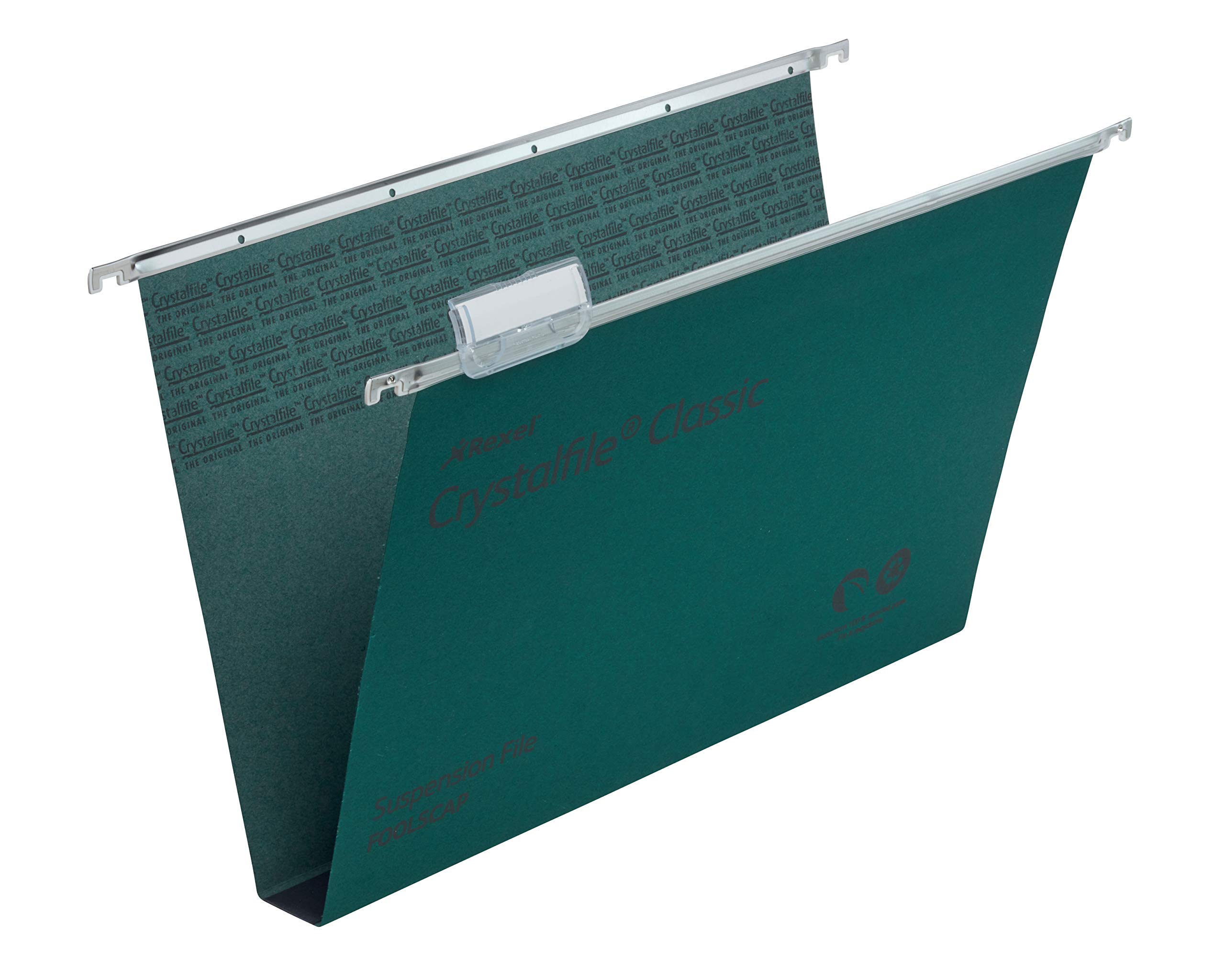 Crystalfile 30mm Double Cap FC Pack of 50 (78041) - Perfect for Office, School, and Home Organization