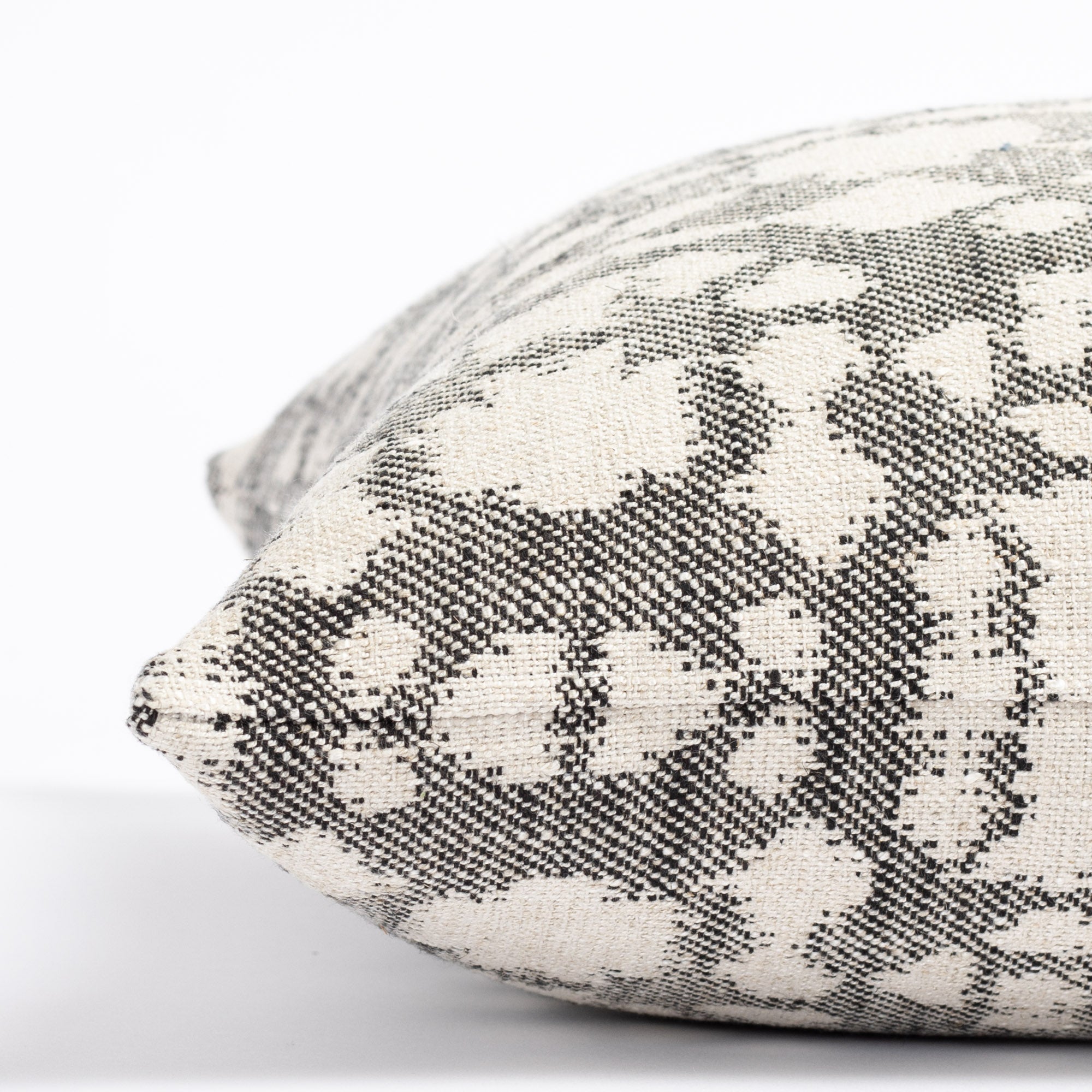 Astrid 20x20 Decorative Throw Pillow Cover - Soft Domino Pattern Cushion for Sofa, Bed, Living Room & Home Decor
