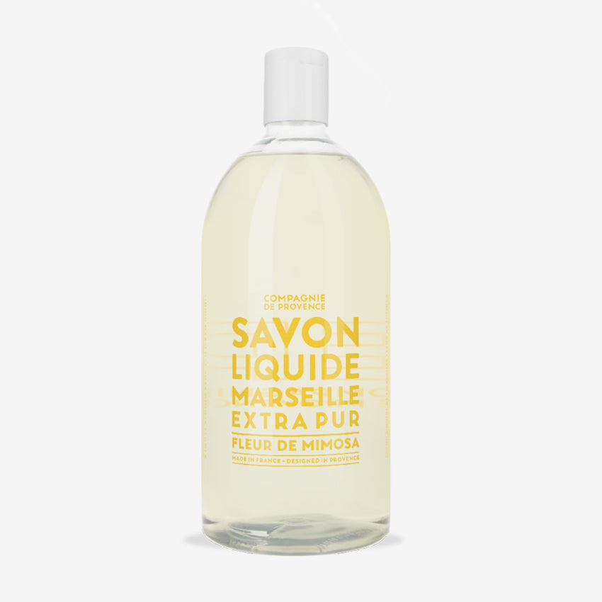 Compagnie de Provence Refillable Liquid Soap | Natural Hand Soap Refill for Home & Kitchen | Eco-Friendly Soap Dispenser Refill - Perfect for Bathroom, Guest Room & Office Use