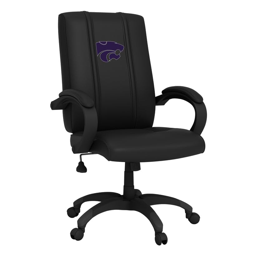 Kansas State University Office Chair - Ergonomic Desk Chair with Logo for Home & Office Comfort - Perfect for Work, Study & Gaming