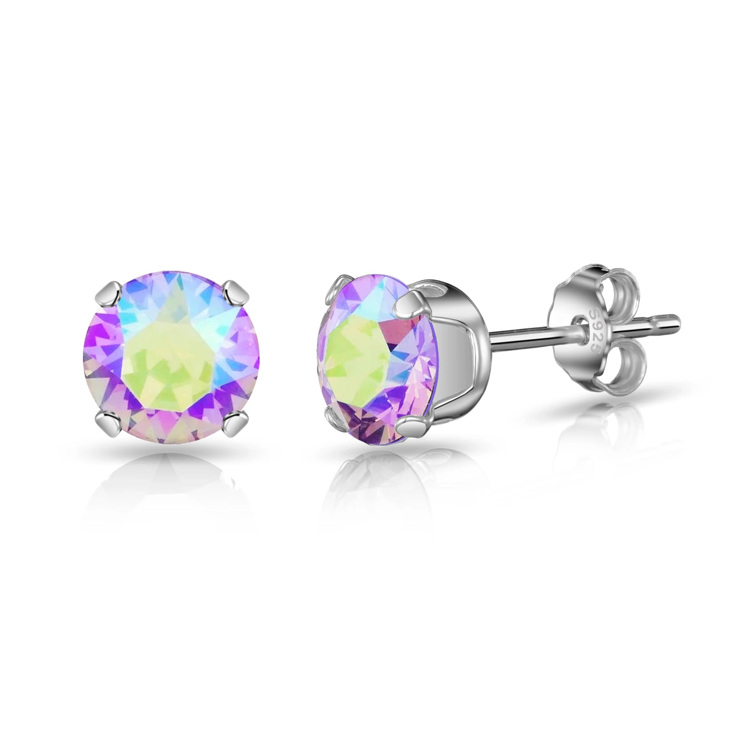 Sterling Silver Zircondia® Crystal Earrings for Women - Elegant Party Jewelry