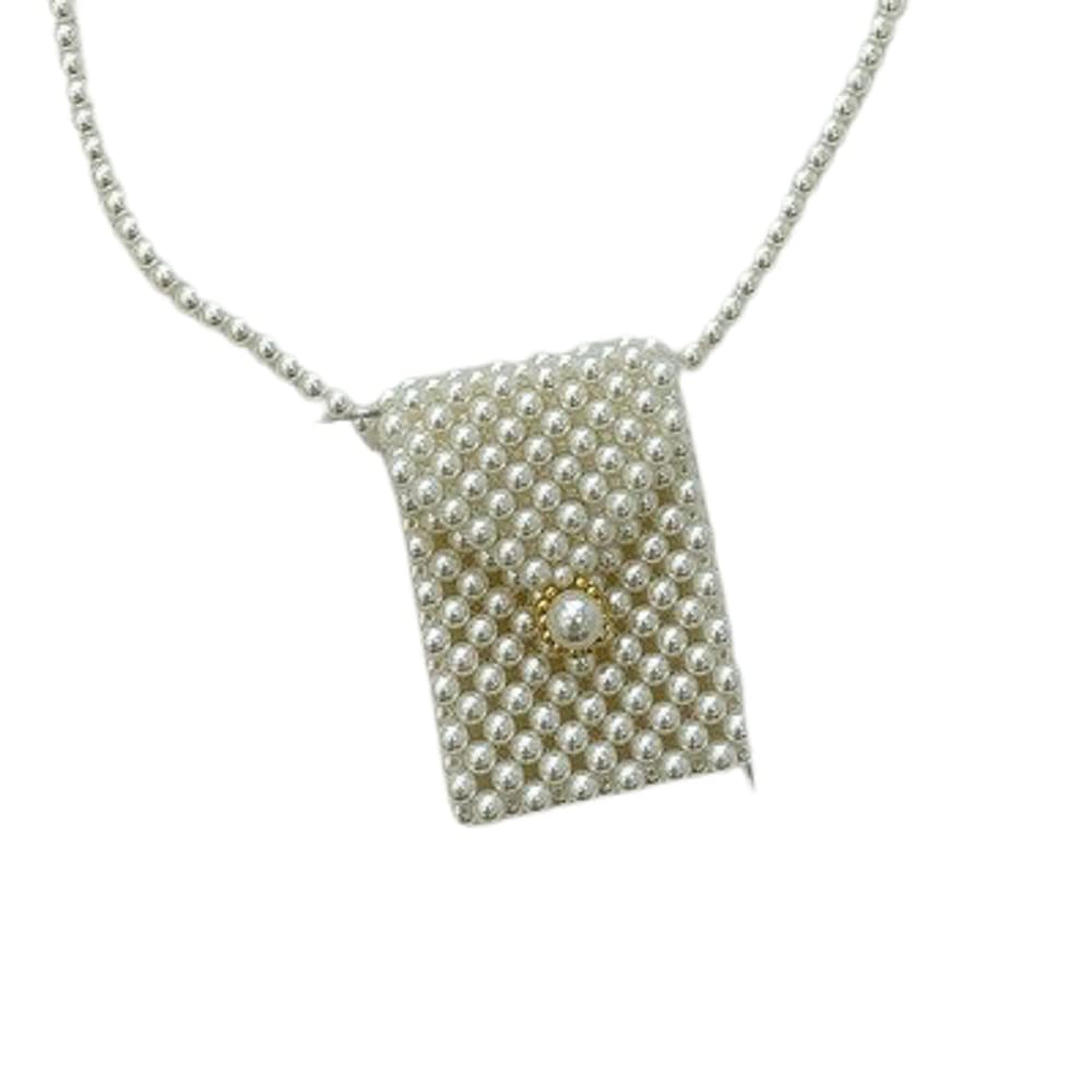 Luxury Handmade Pearl Beaded Shoulder Bag for Women - Elegant White Pearls Designer Crossbody Purse for Evening Parties, Weddings & Special Occasions 2022