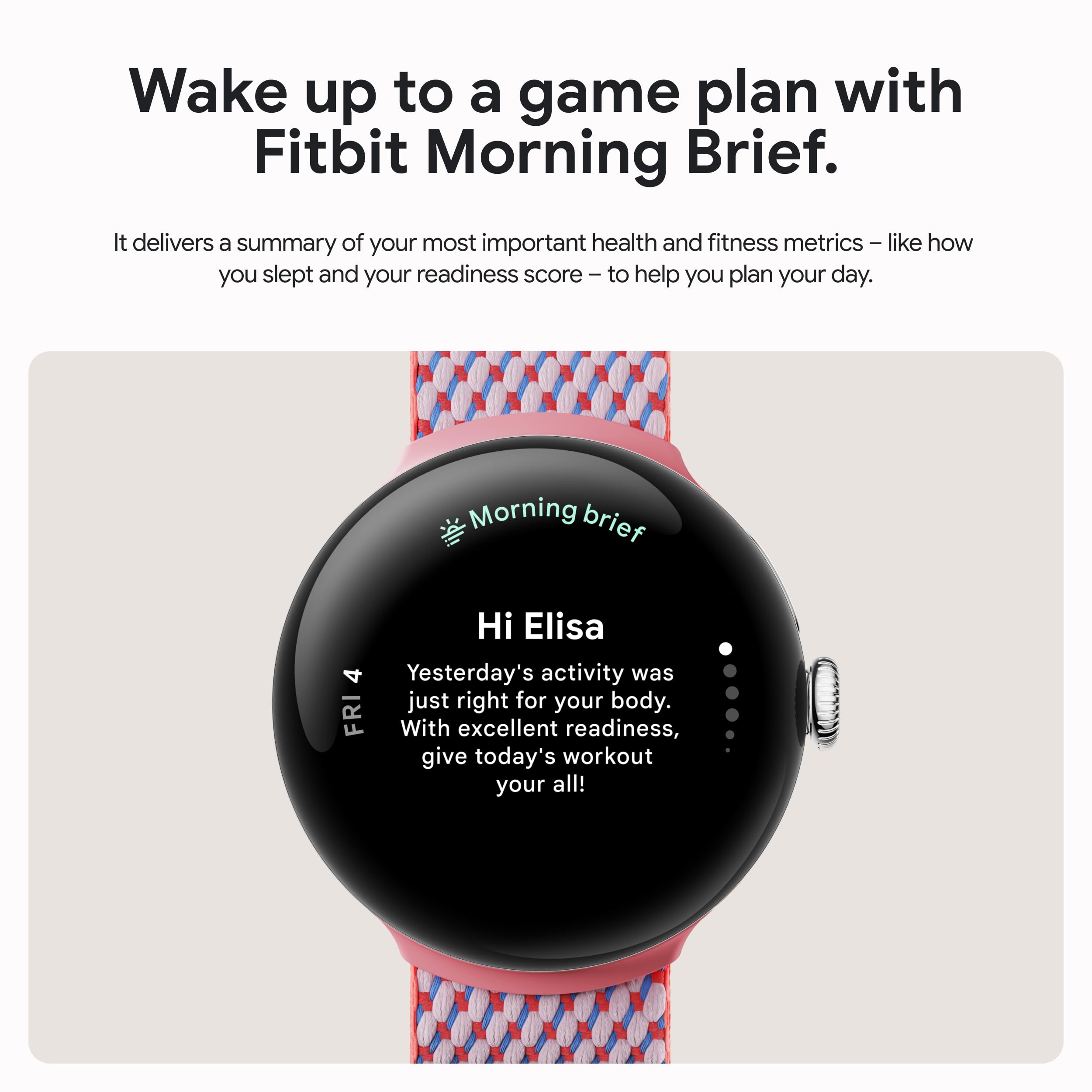 Google Pixel Watch 3 (45mm) - Latest Android Smartwatch with Heart Rate Monitor, Fitbit Running Features & 24-Hour Battery - Matte Hazel Aluminum Case & Hazel Band - LTE - Perfect for Fitness Tracking, Running & Daily Activity Monitoring