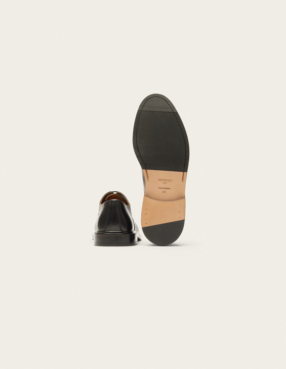 Derbies LÃ©andre Black Leather Shoes for Men | Classic Formal & Casual Dress Shoes | Perfect for Office, Weddings & Business Events