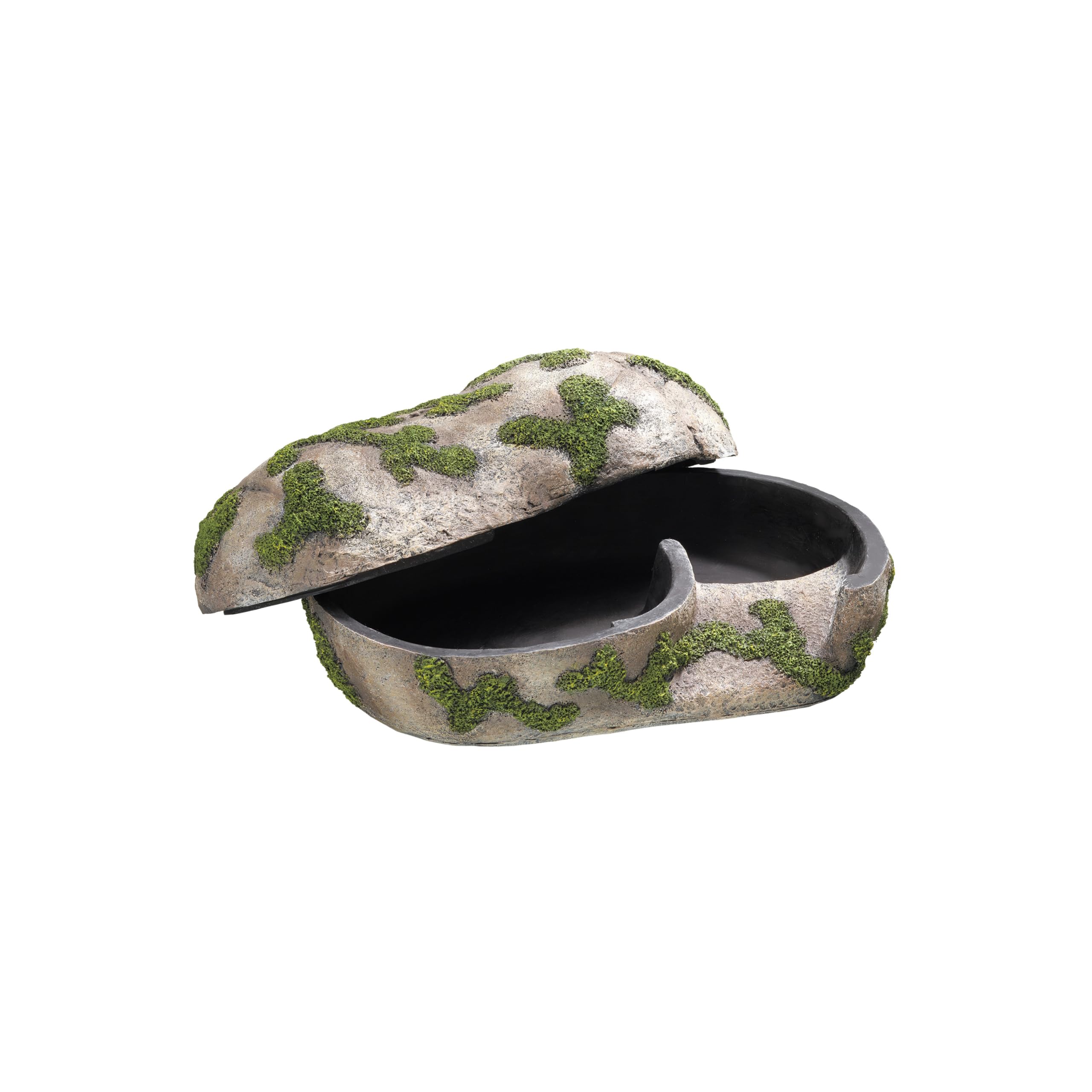 Zilla Pet Terrarium Rock Lair Hideout - X-Large Reptile Cave for Lizards, Snakes & Amphibians - Natural-Looking Habitat Decor for Terrariums & Vivariums