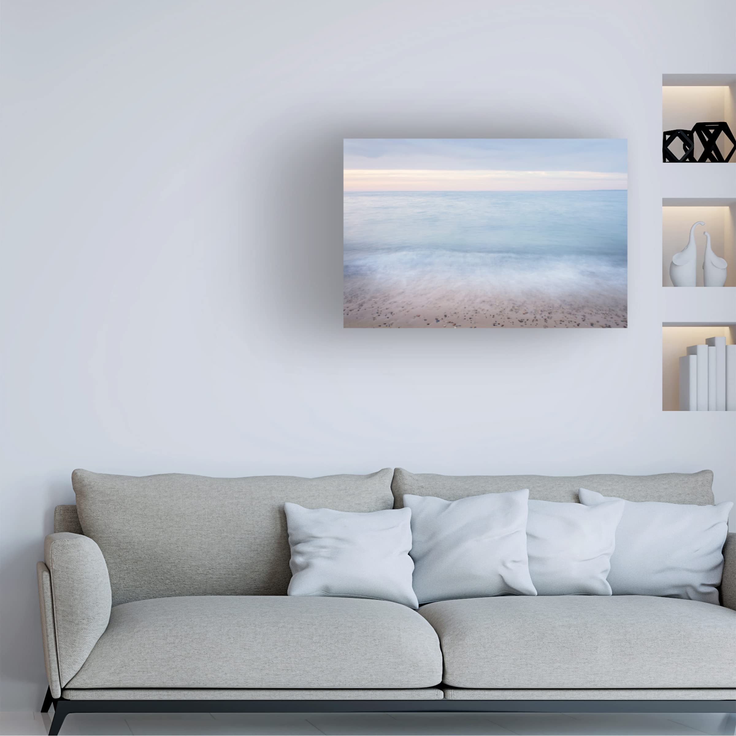 Alan Majchrowicz Lake Superior Beach II Canvas Wall Art Print - Stretched Framed Ready to Hang - Perfect for Living Room, Bedroom & Office Decor