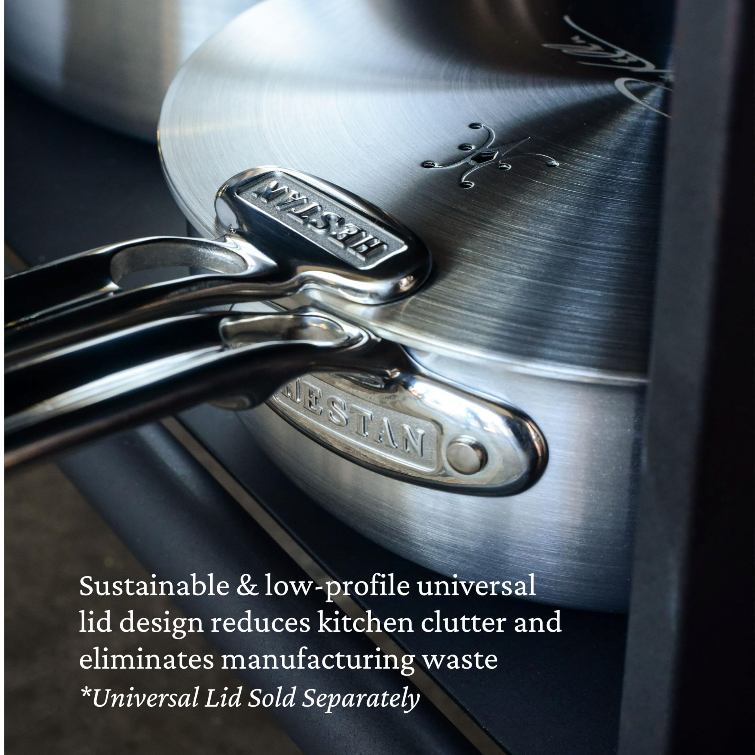 Hestan Thomas Keller Insignia 1.5 Quart Stainless Steel Sauce Pot - Induction Compatible Cookware for Professional Chefs & Home Cooking - Perfect for Sauces, Soups & Melting Chocolate