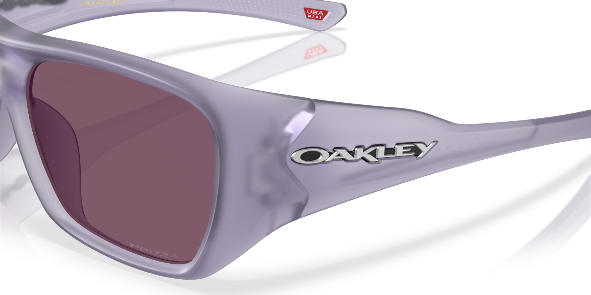 CHAMINADE Matte Transparent Lilac / Prizm Indigo Sunglasses - UV Protection & Polarized Lenses for Outdoor Sports & Driving