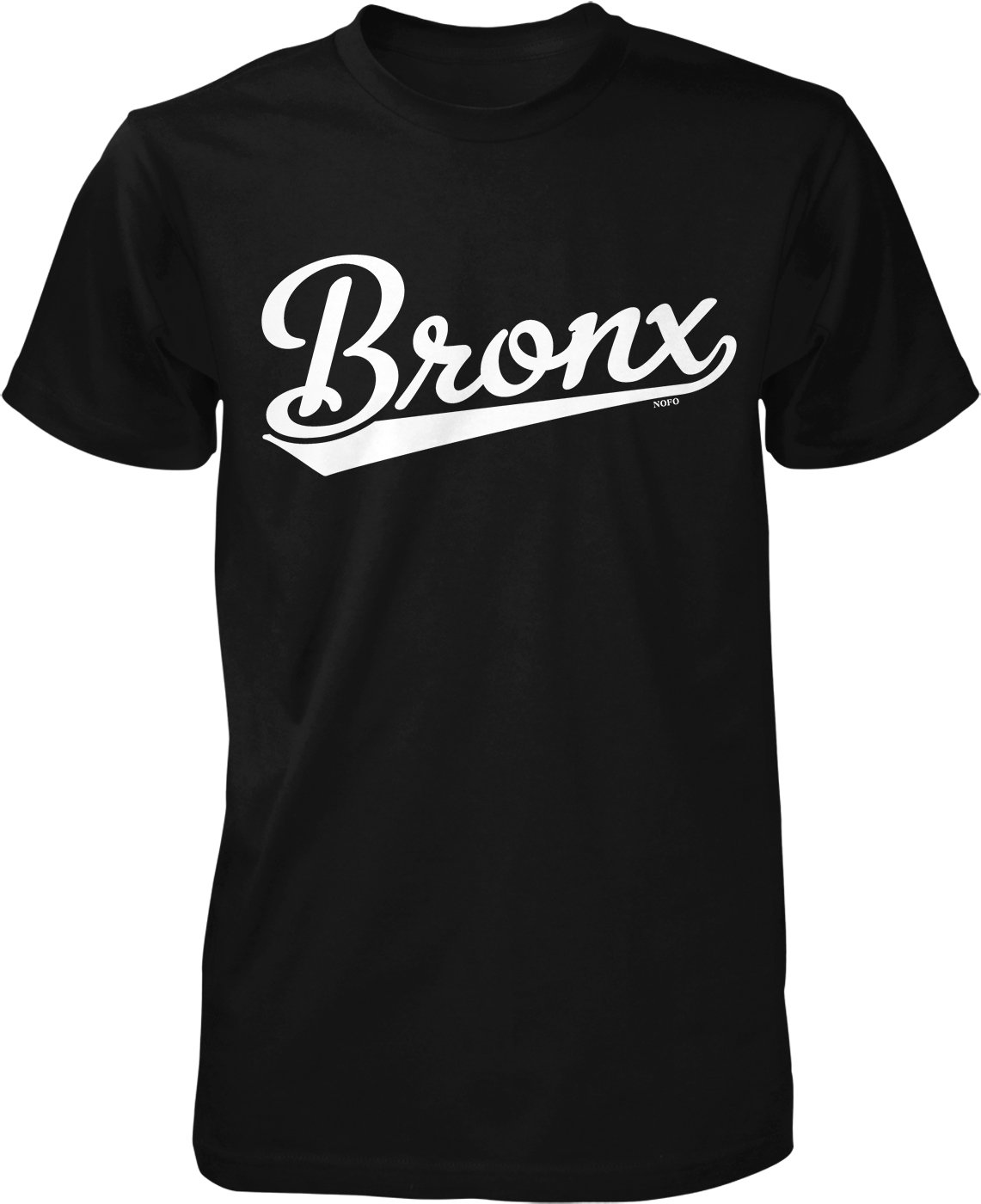 NOFO Clothing Co Bronx Script Baseball Font Men's T-Shirt - Vintage Style Cotton Tee for Casual Wear & Street Fashion | Perfect for Everyday Outfits, Gym, and Weekend Hangouts