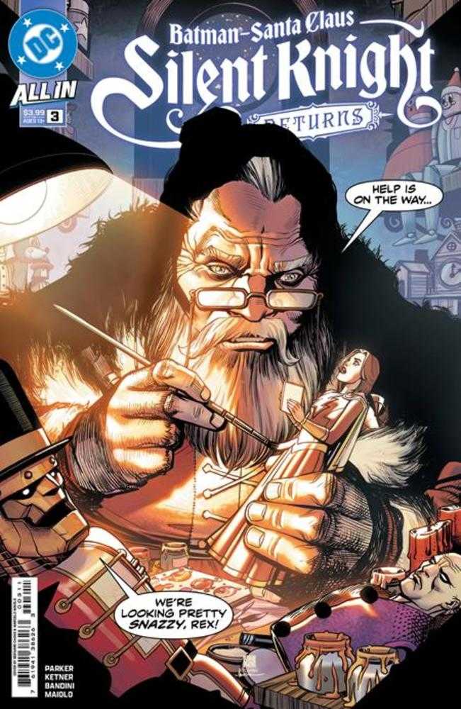 Batman Santa Claus Silent Knight Returns #5 Cover A Bernard Chang - DC Comics Christmas Special Edition - Perfect for Holiday Gifts & Comic Collectors