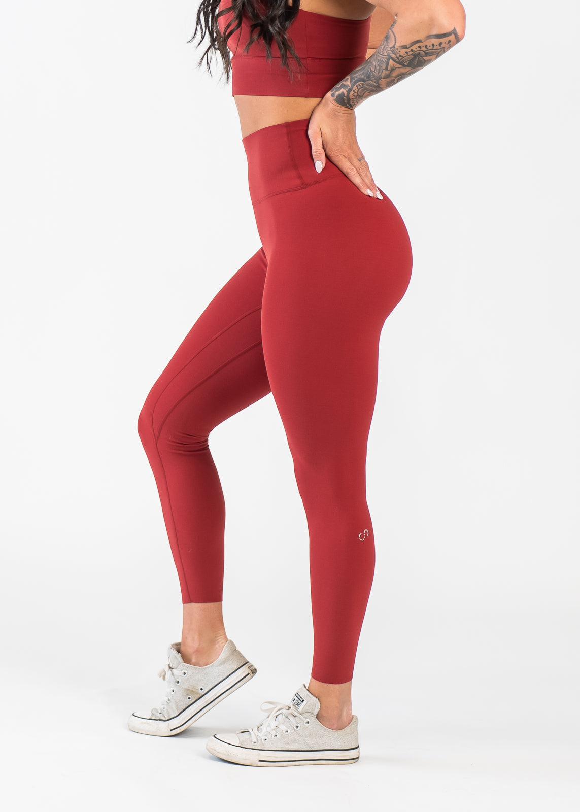 NKD Leggings for Women - High Waist Yoga Pants with Pockets | R.E.D. Friday Workout & Lounge Wear | Perfect for Gym, Running, and Casual Outfits