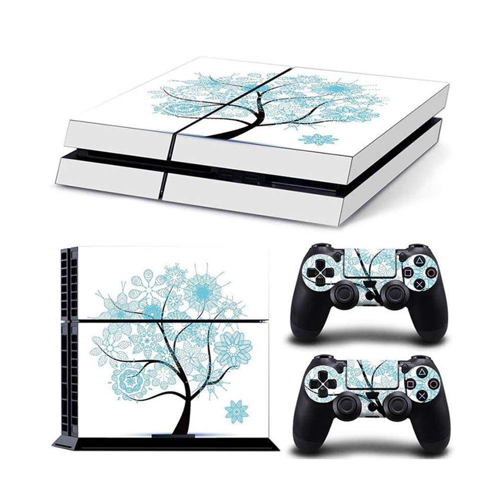Custom PS4 Full Body Vinyl Skin Decal Sticker for Playstation 4 Console & 2 Controllers - Protective Cover for Gaming Setup & Personalized Design