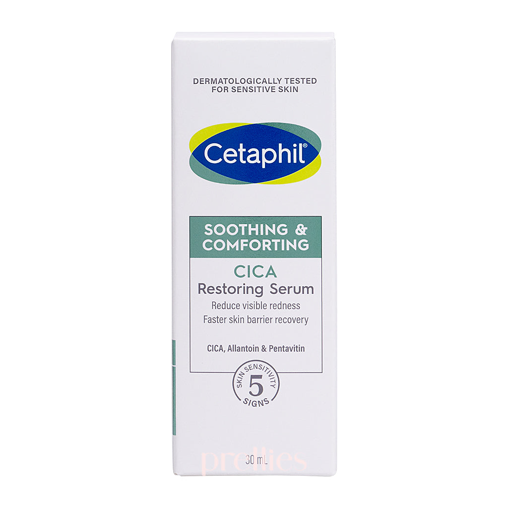 Cetaphil Soothing & Comforting CICA Restoring Serum 30ml - Hydrating Facial Serum for Sensitive Skin | Reduce Redness & Repair Skin Barrier | Perfect for Post-Treatment & Daily Skincare Routine