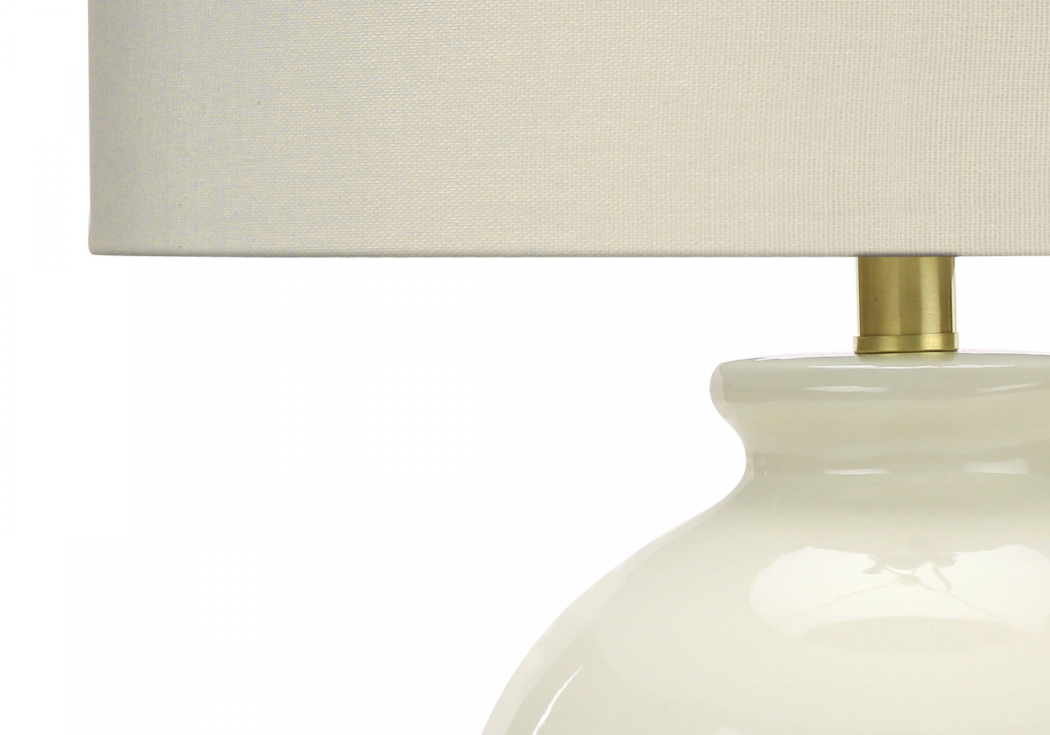 Ainsley Modern Table Lamp in Cream - Elegant Bedside & Living Room Lighting for Home Decor